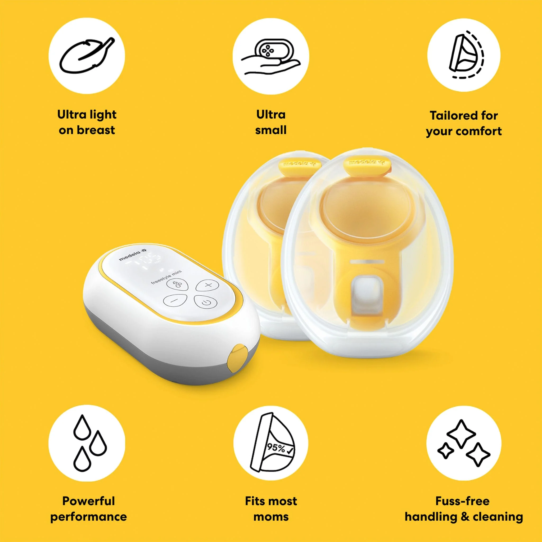 Tire-lait Électrique double mains libres Medela Freestyle Mini™ - Image 5