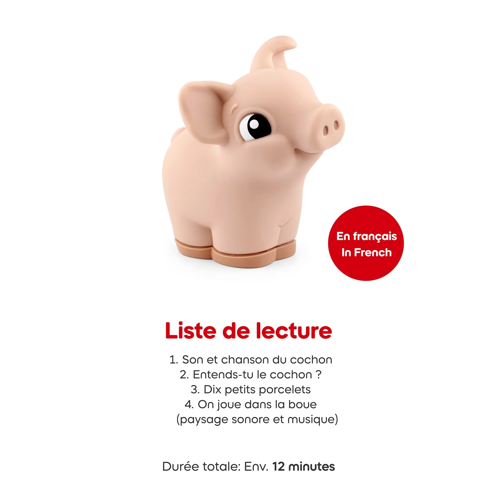 My First Tonies: Ferme - Vache, Cochon et Cheval Ensemble de 3 (Français) - Image 6