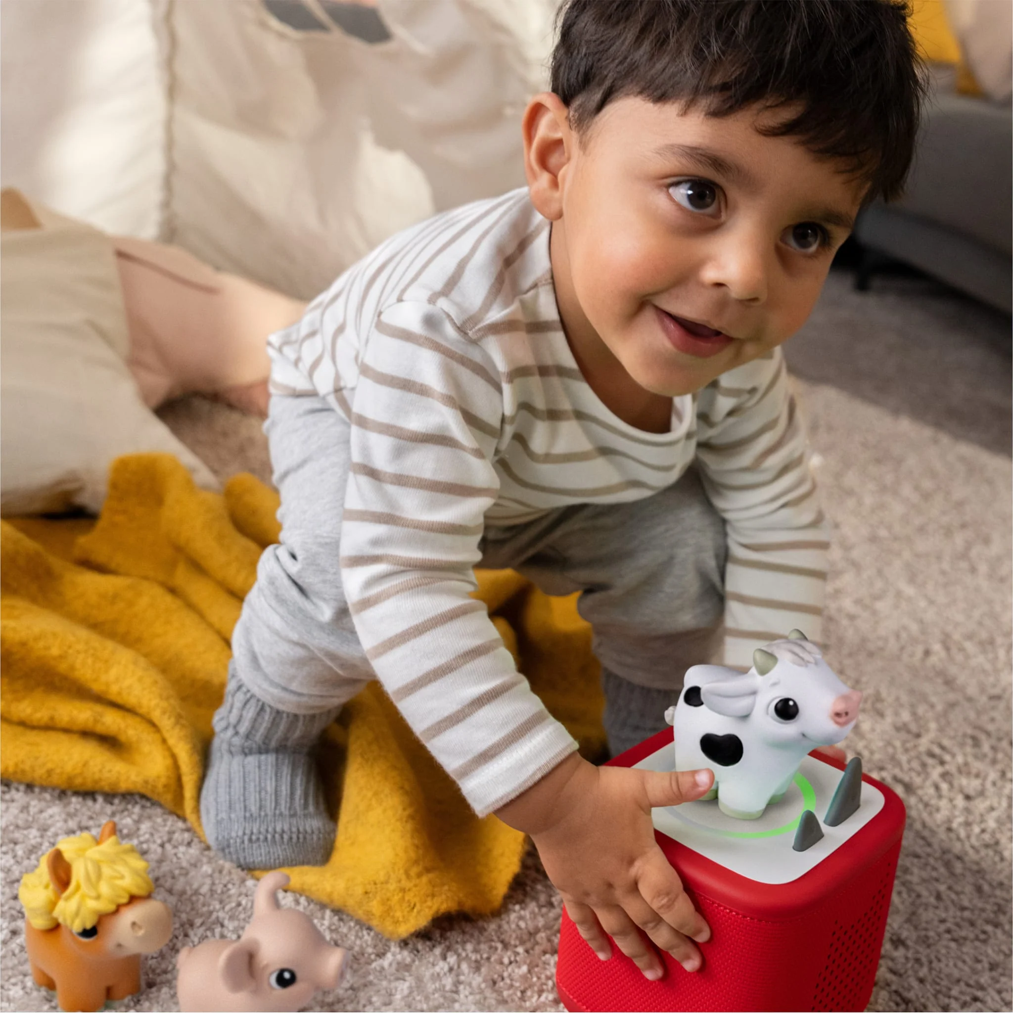 My First Tonies: Ferme - Vache, Cochon et Cheval Ensemble de 3 (Anglais) - Image 2