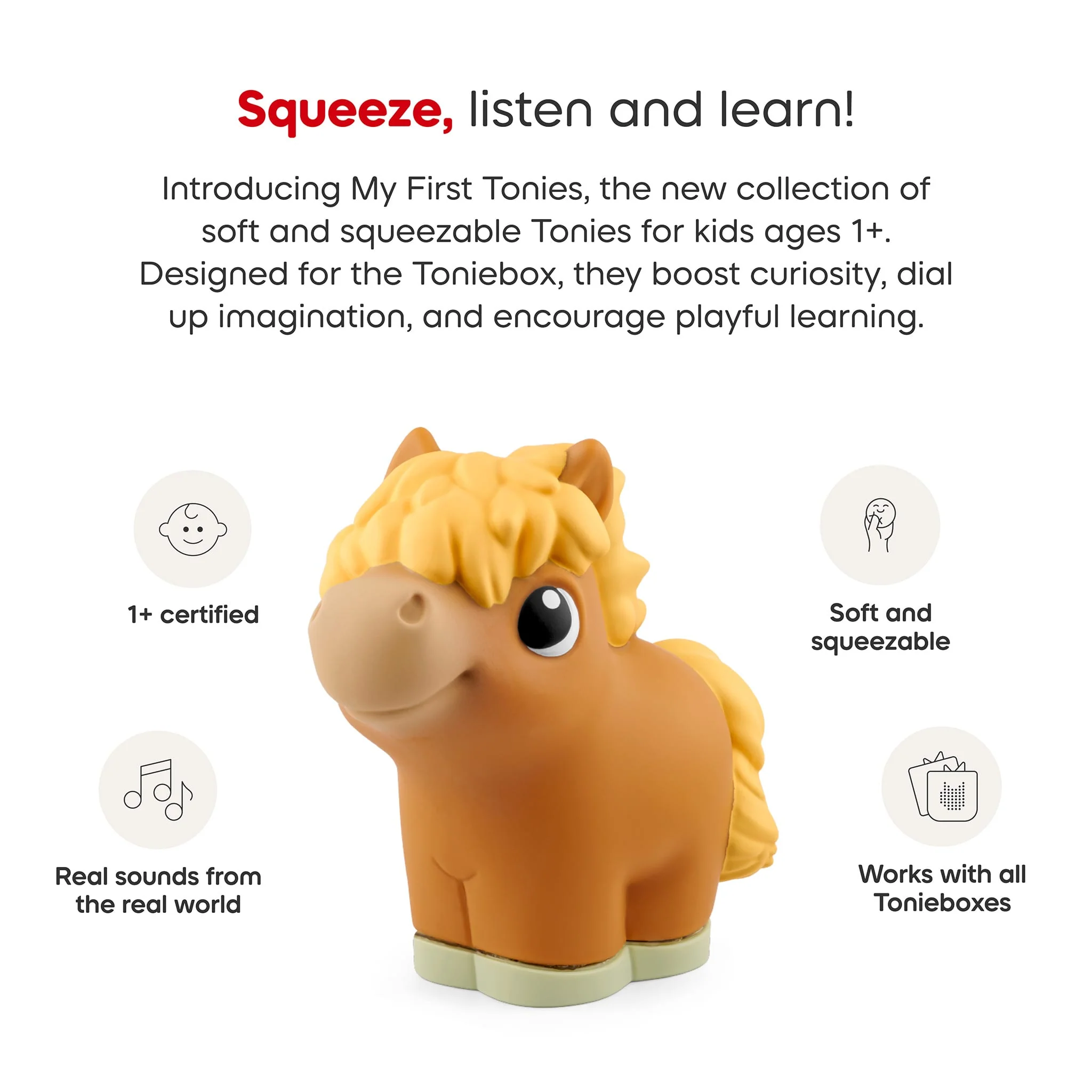 My First Tonies: Ferme - Vache, Cochon et Cheval Ensemble de 3 (Anglais) - Image 9