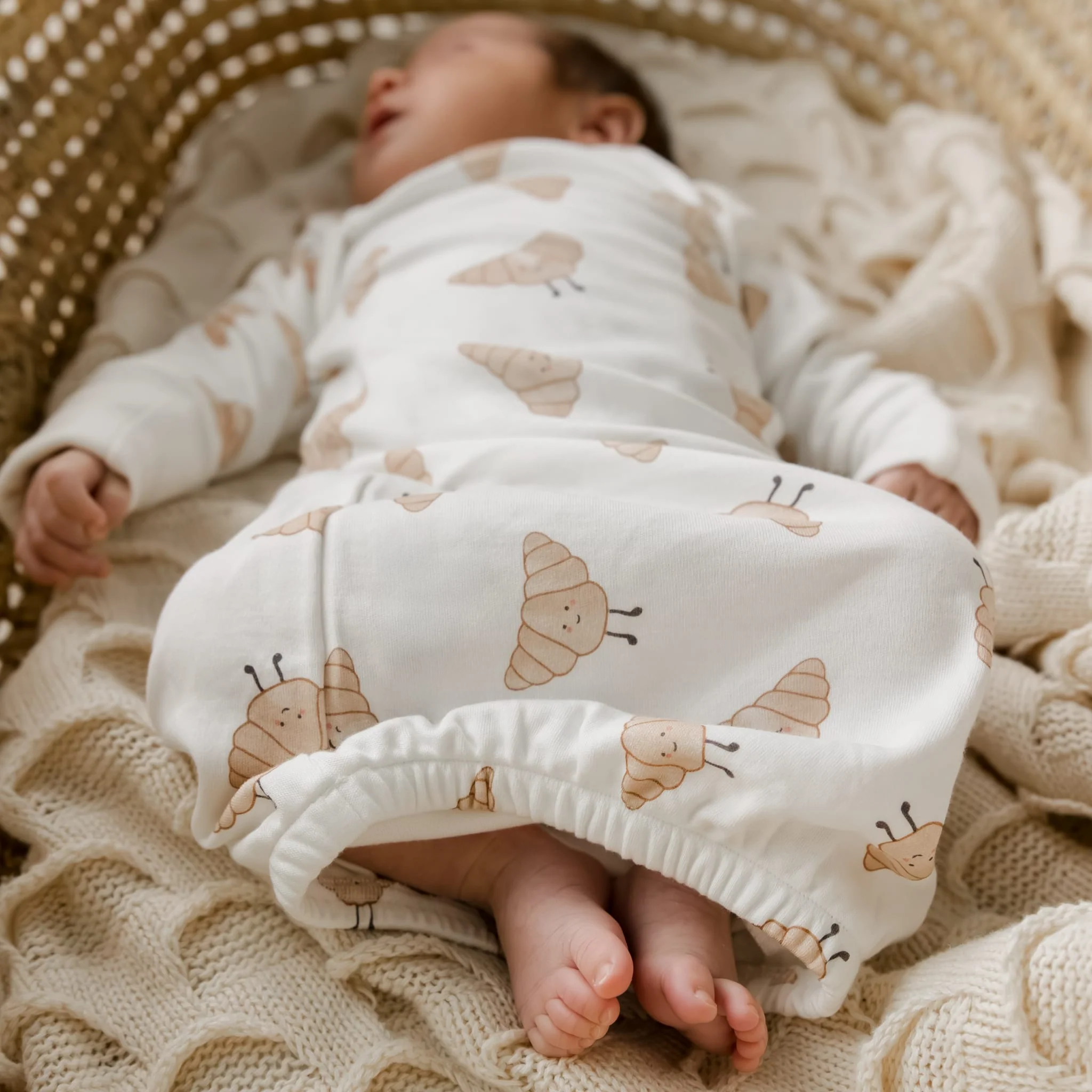 Nuissette Bambou Bébé - Croissants - Image 2