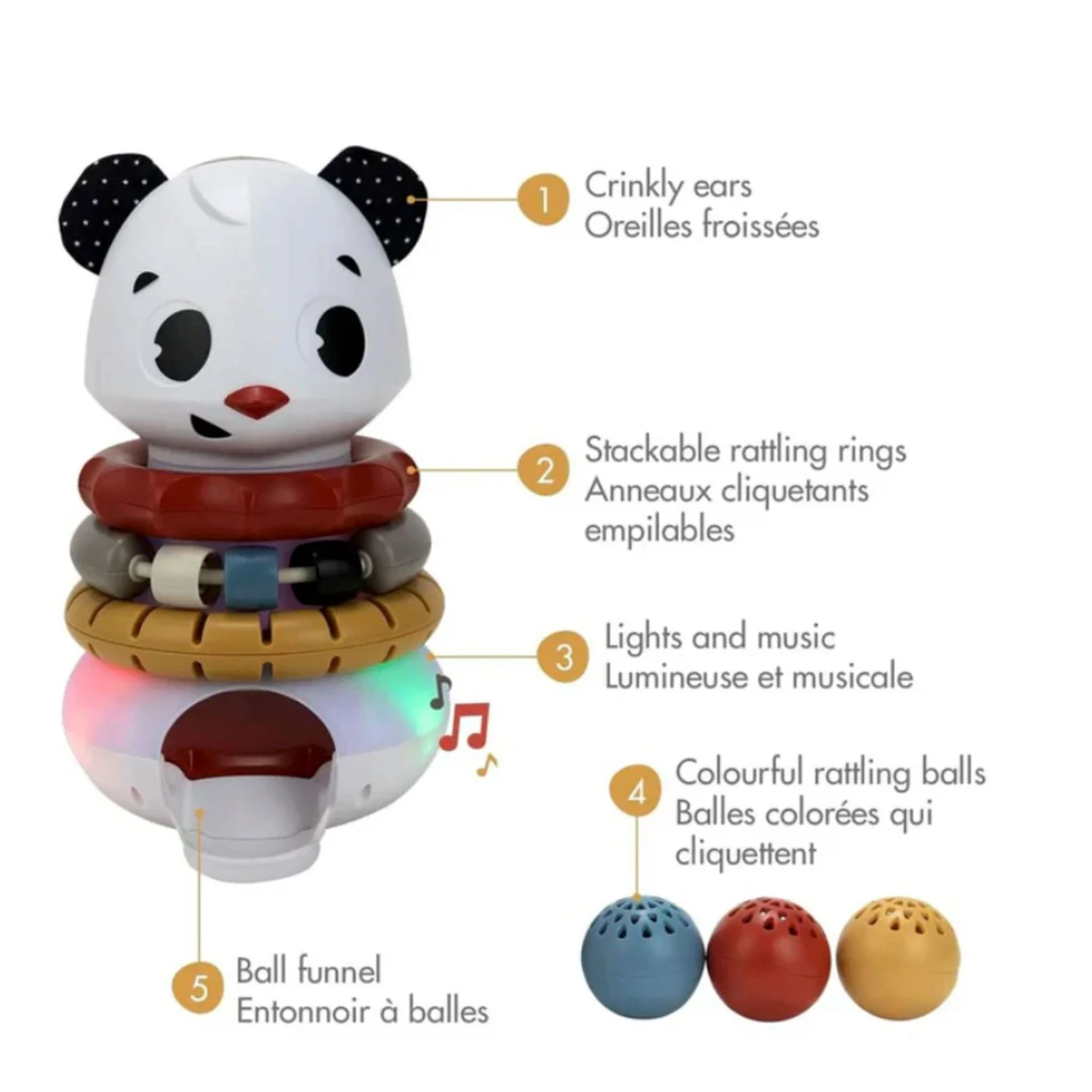 Panda Ă Empiler Tiny Rocker - Image 8