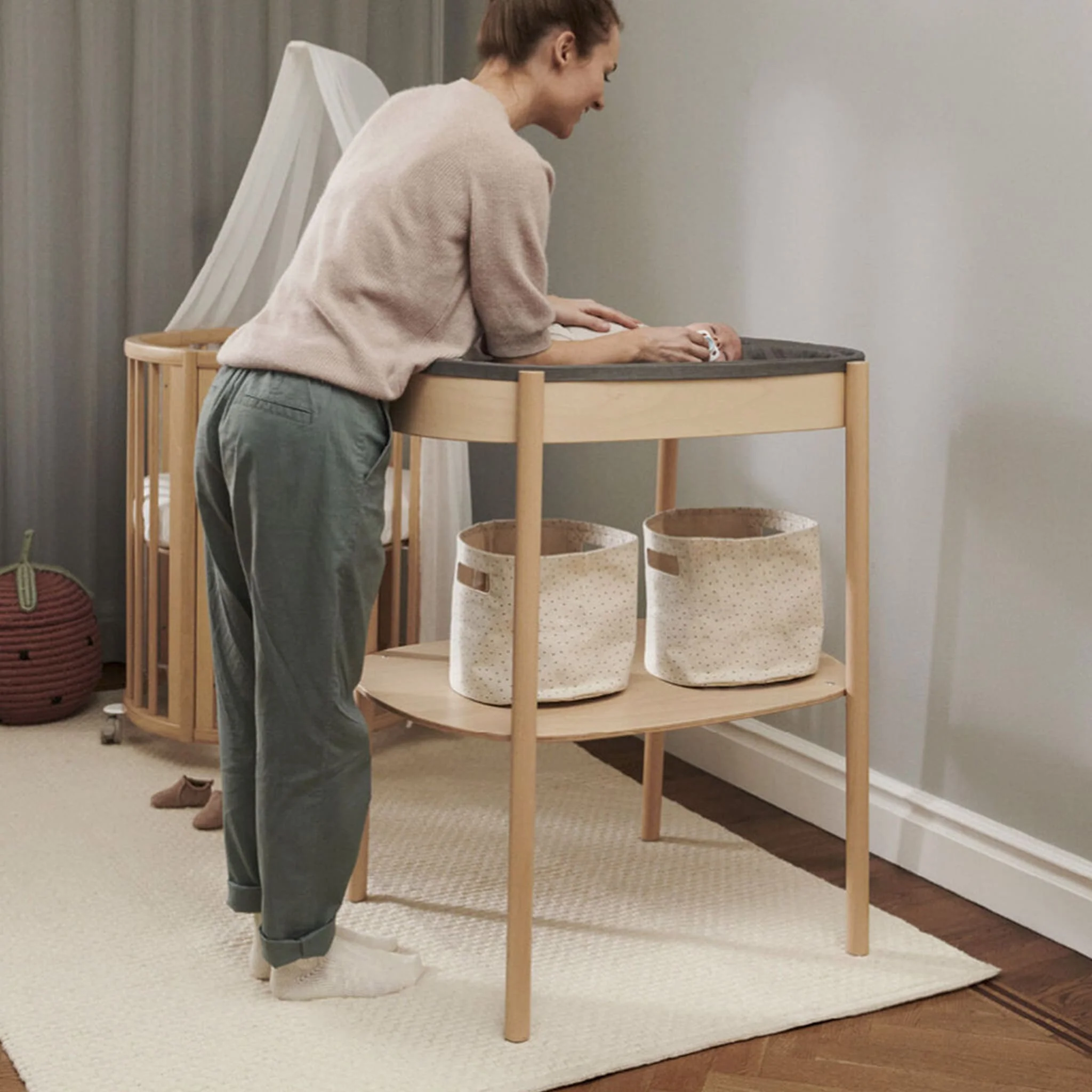 Panier pour Table à Langer Stokke® Sleepi™ - Gris - Image 3