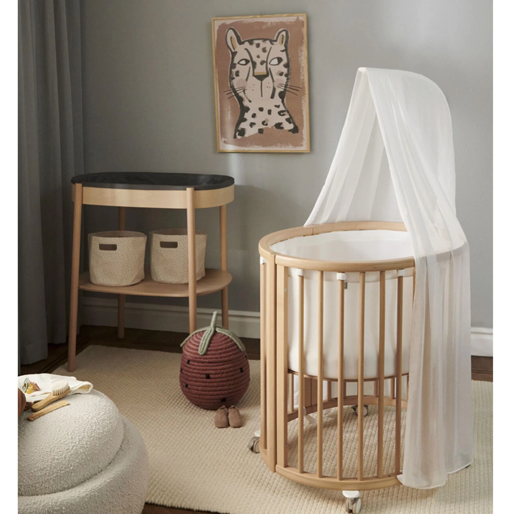 Panier pour Table à Langer Stokke® Sleepi™ - Gris - Image 5