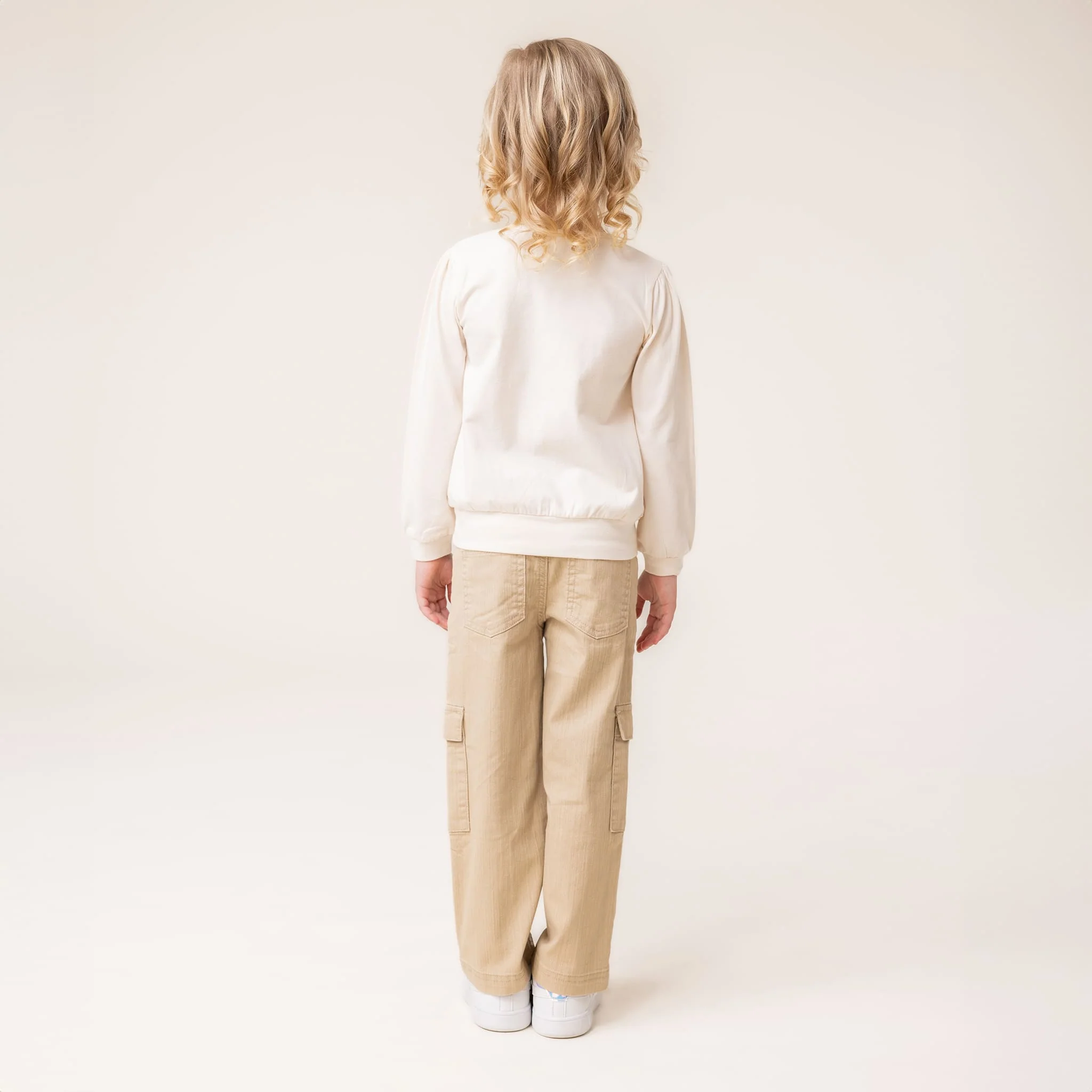 Pantalon Cargo Fleurs 2-12ans - Image 3