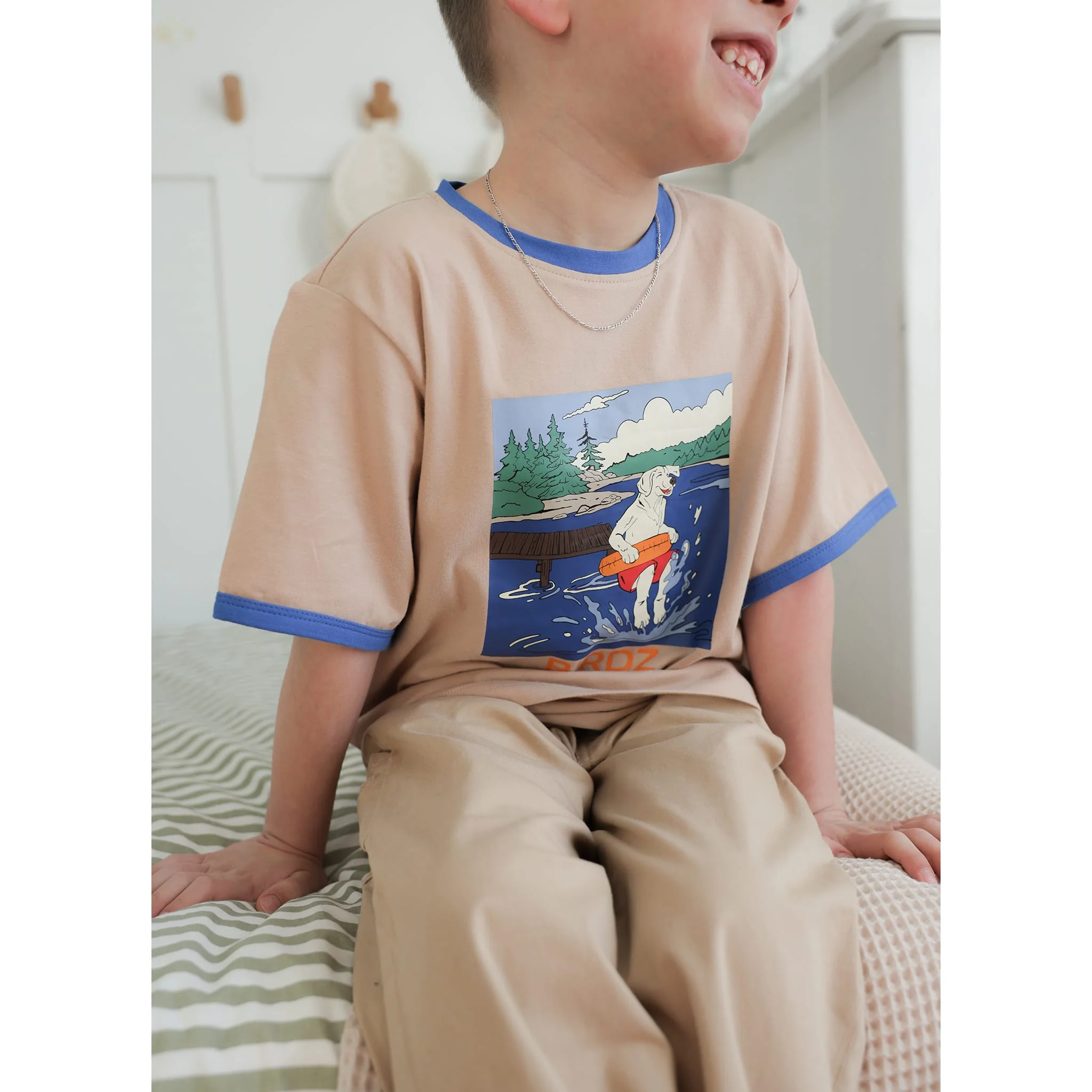 Pantalon Twill Beige 10-16ans - Image 6