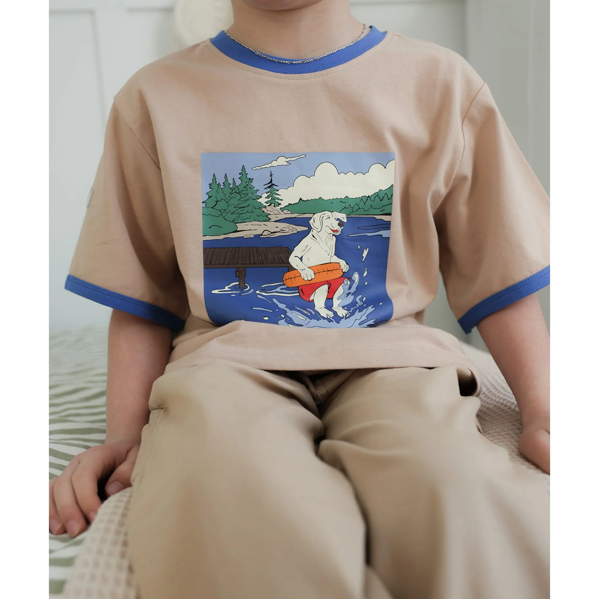 Pantalon Twill Beige 2-8ans - Image 5