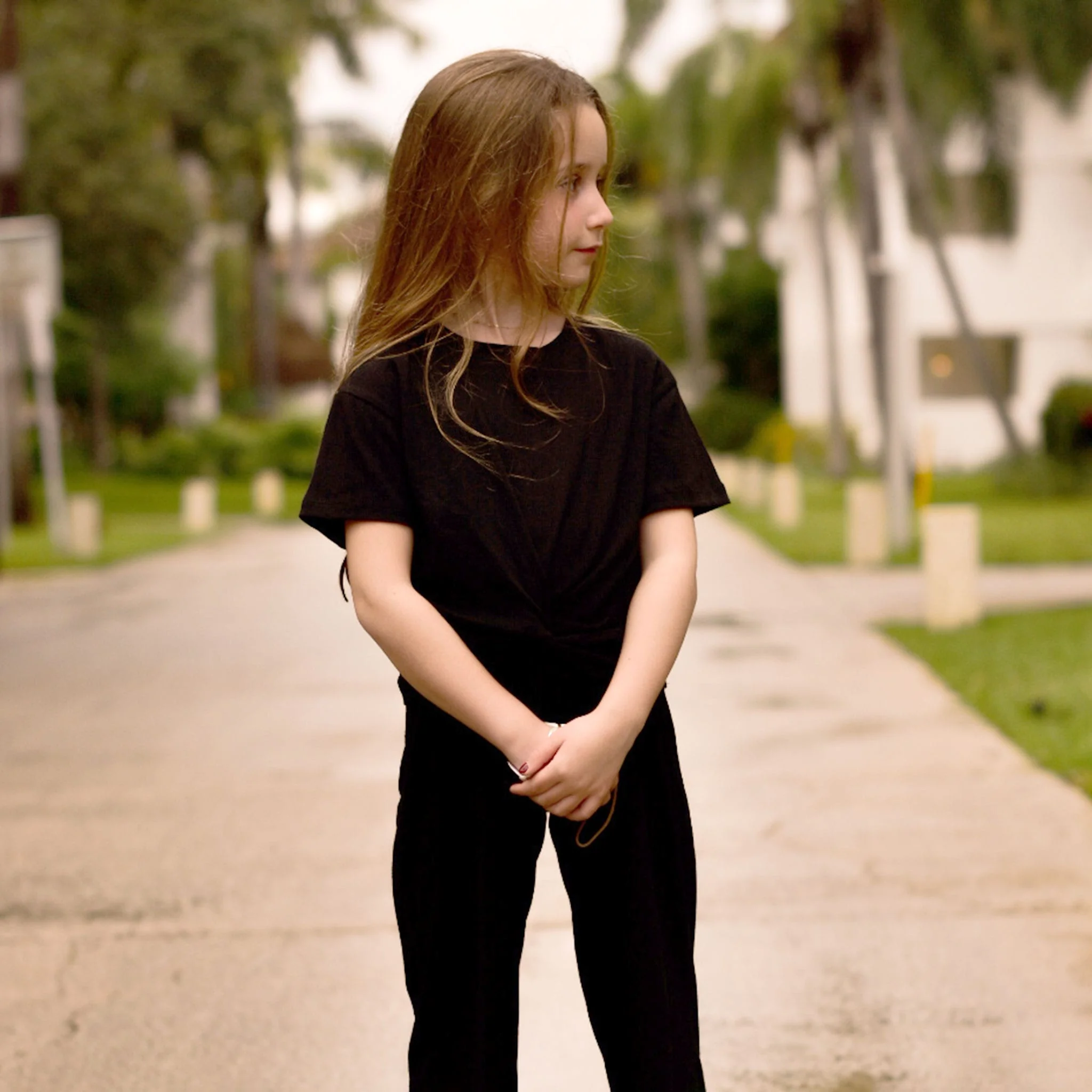 Pantalon Évasé Léger Cerises 7-14ans - Image 4