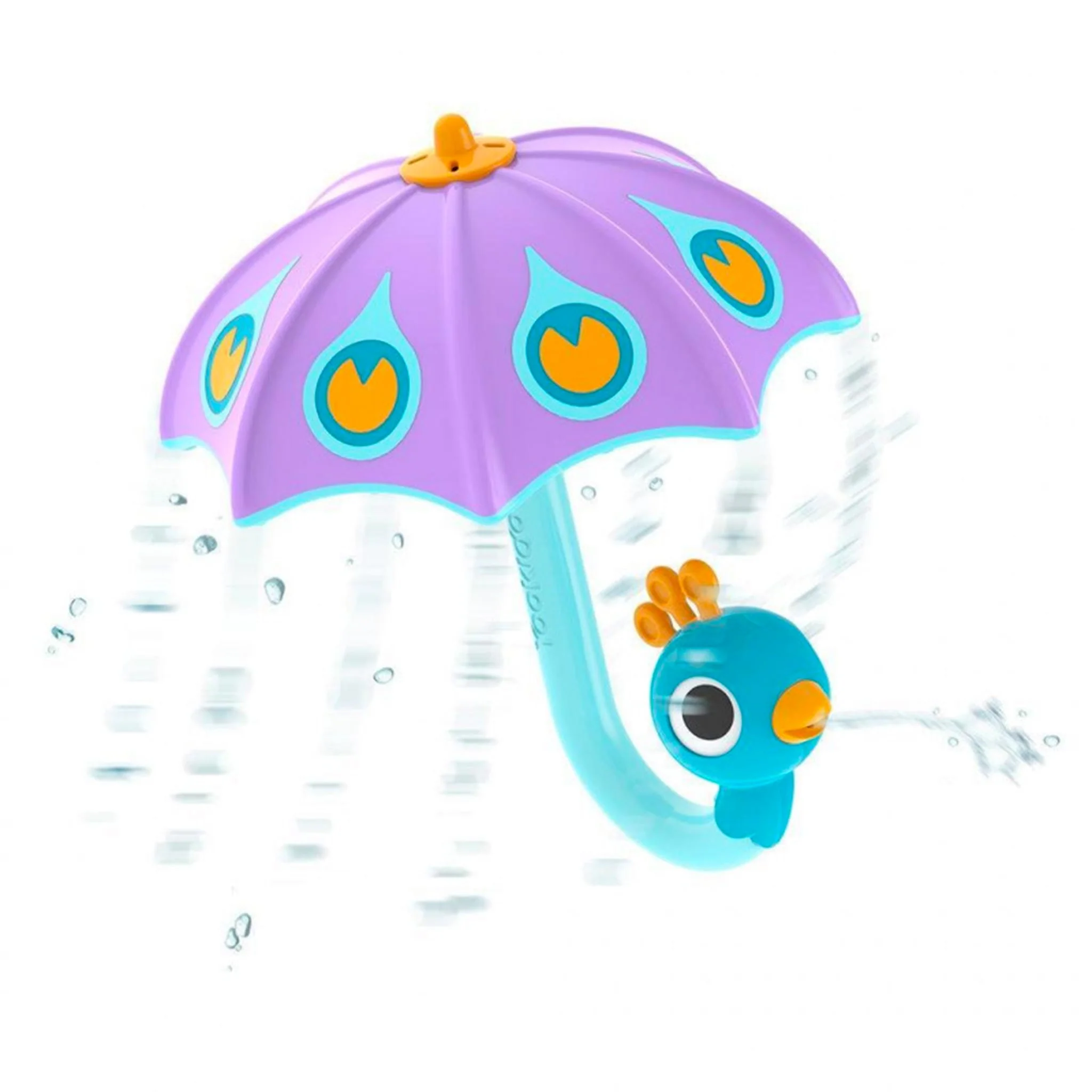 Jouet de Bain Parapluie Paon Mauve - Image 2