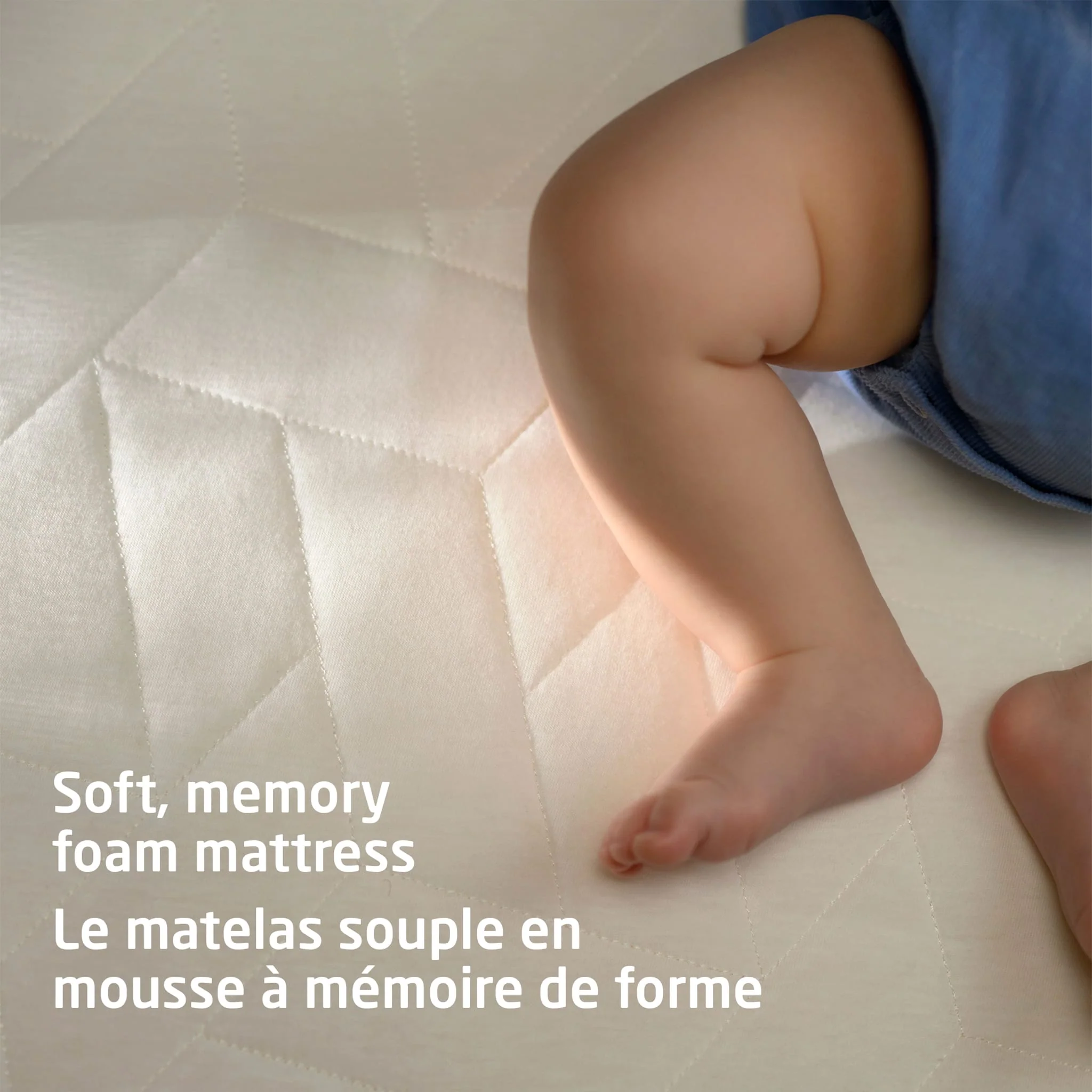 Parc Lit de Voyage pour Bébé Calao Light - Classic Avoine - Image 7