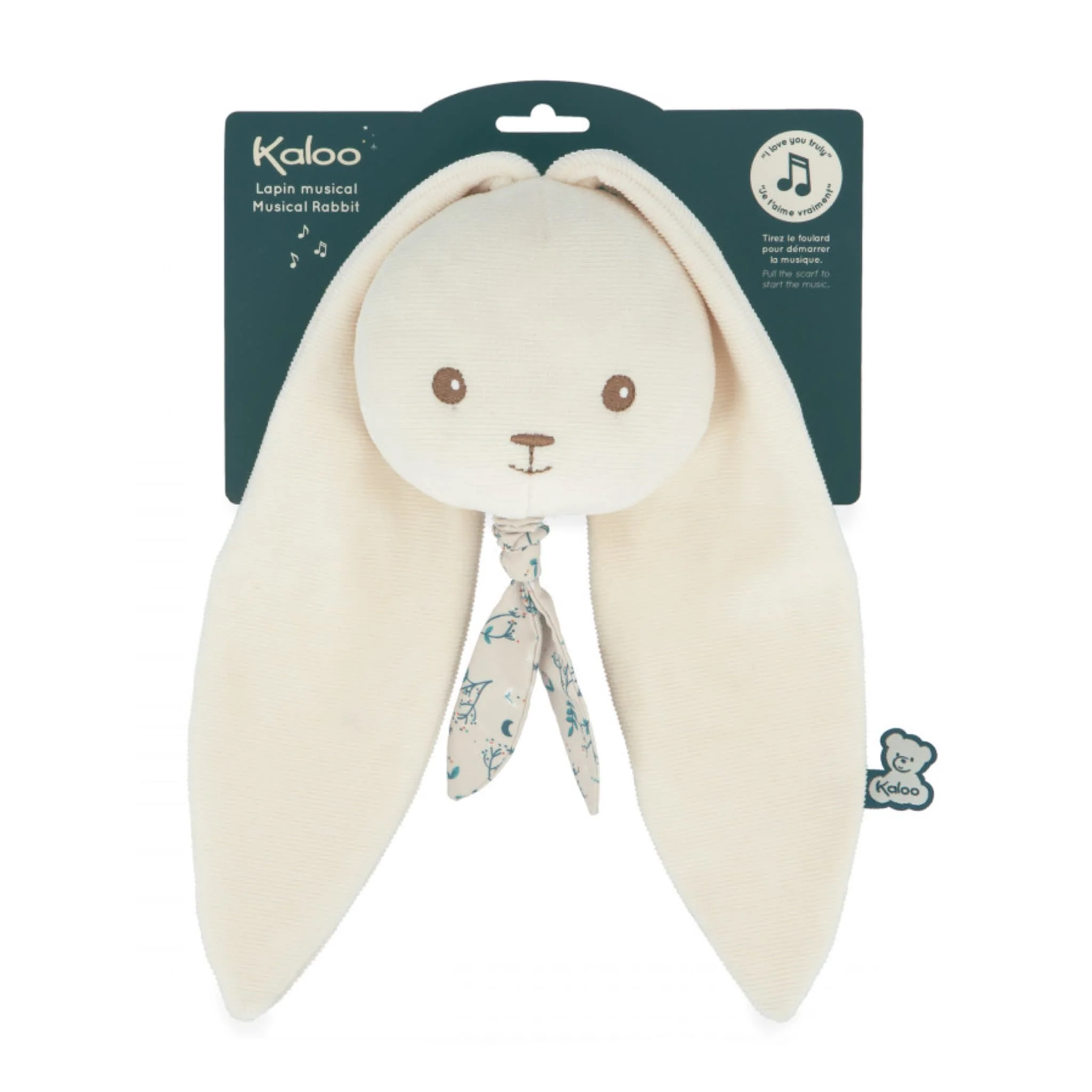 Peluche Musicale Lapin Crème - Image 4