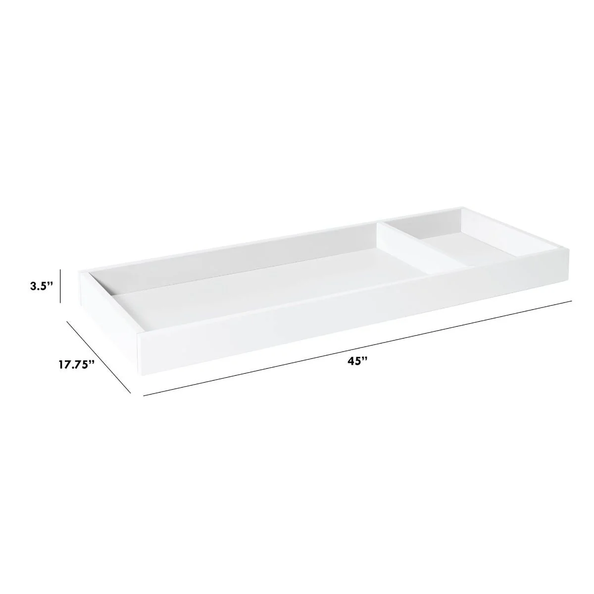 Plateau à Langer Amovible Universel - Blanc - Image 2