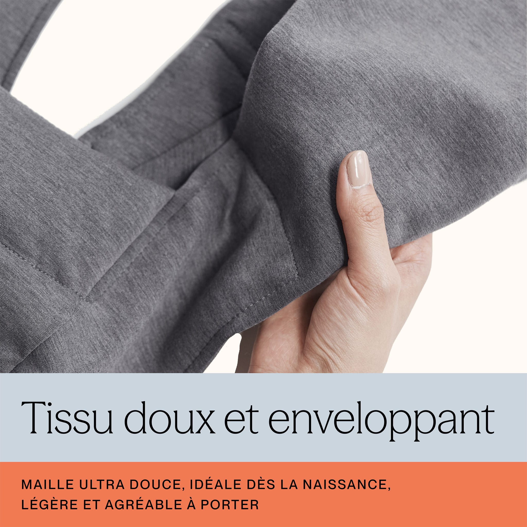 Porte-bébé Nouveau-Né Embrace - Crème - Image 11