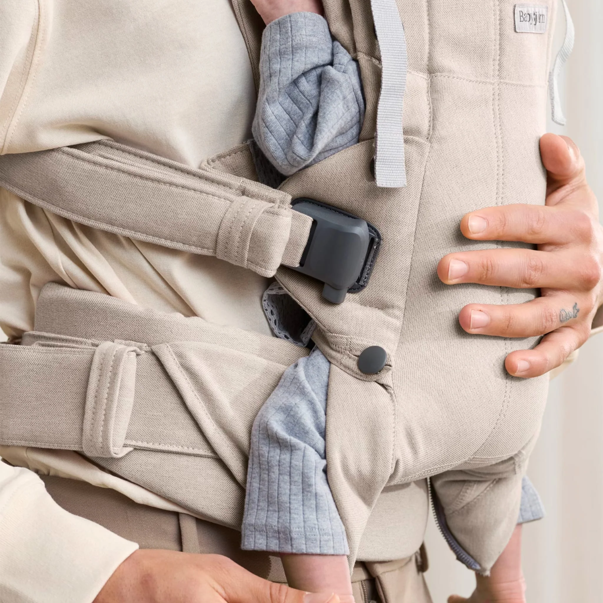 Porte-bébé Harmony - Mélange Beige - Image 11