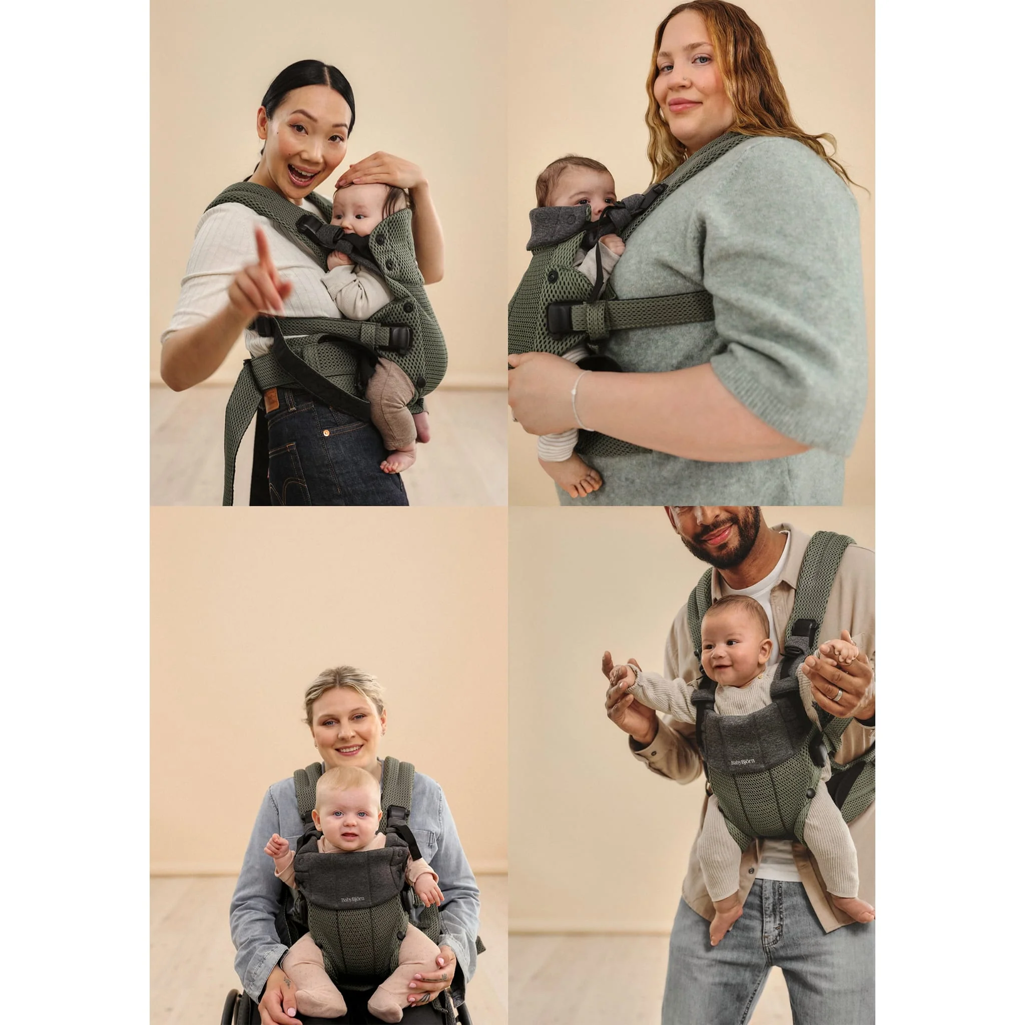Porte-bébé Harmony - Mélange Beige - Image 13