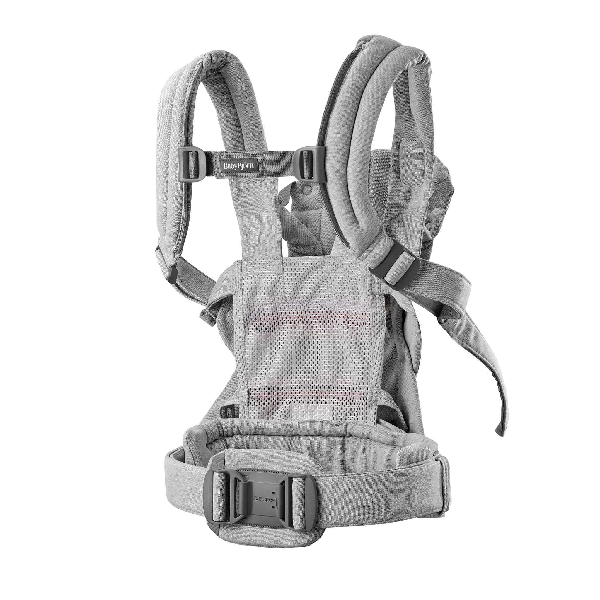 Porte-Bébé Harmony Tissé – Gris Pâle Mélange - Image 4