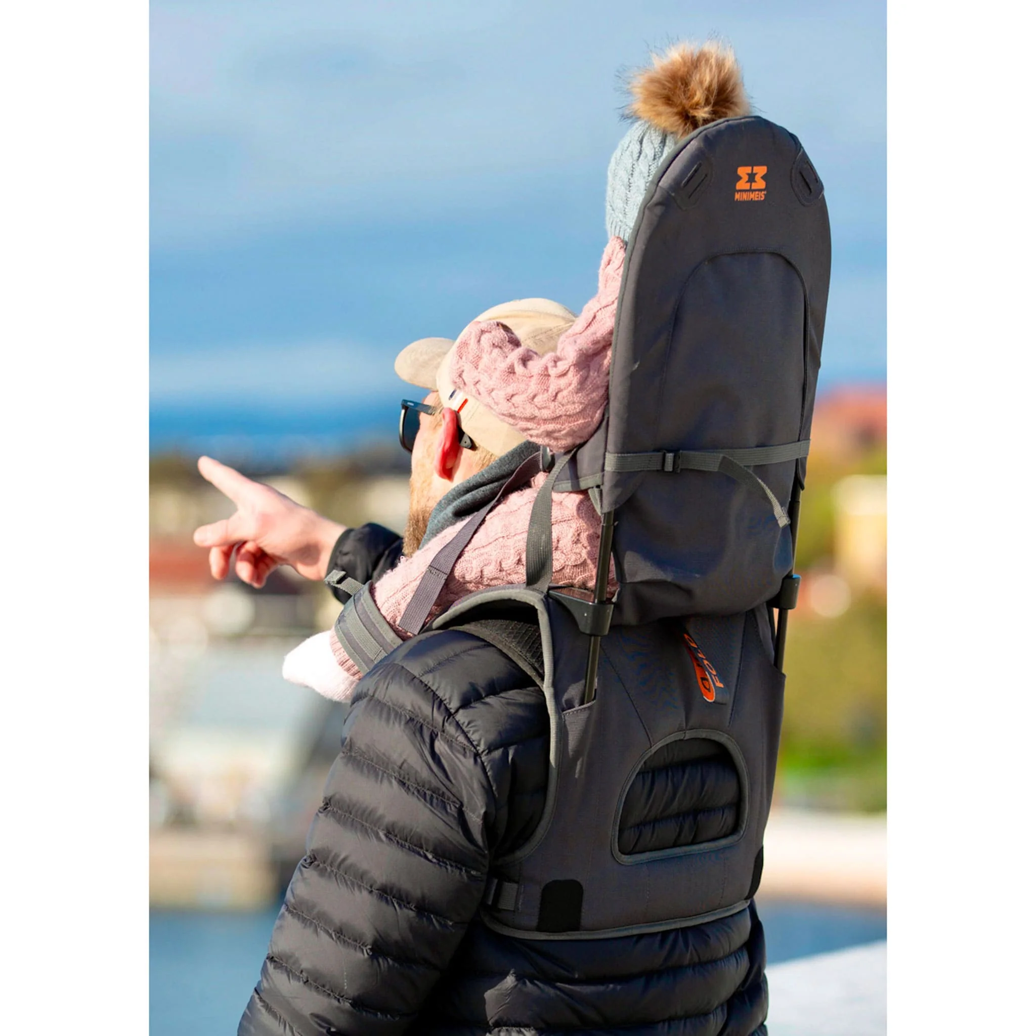 Porte-Bébé MiniMeis G4 - Gris - Image 9