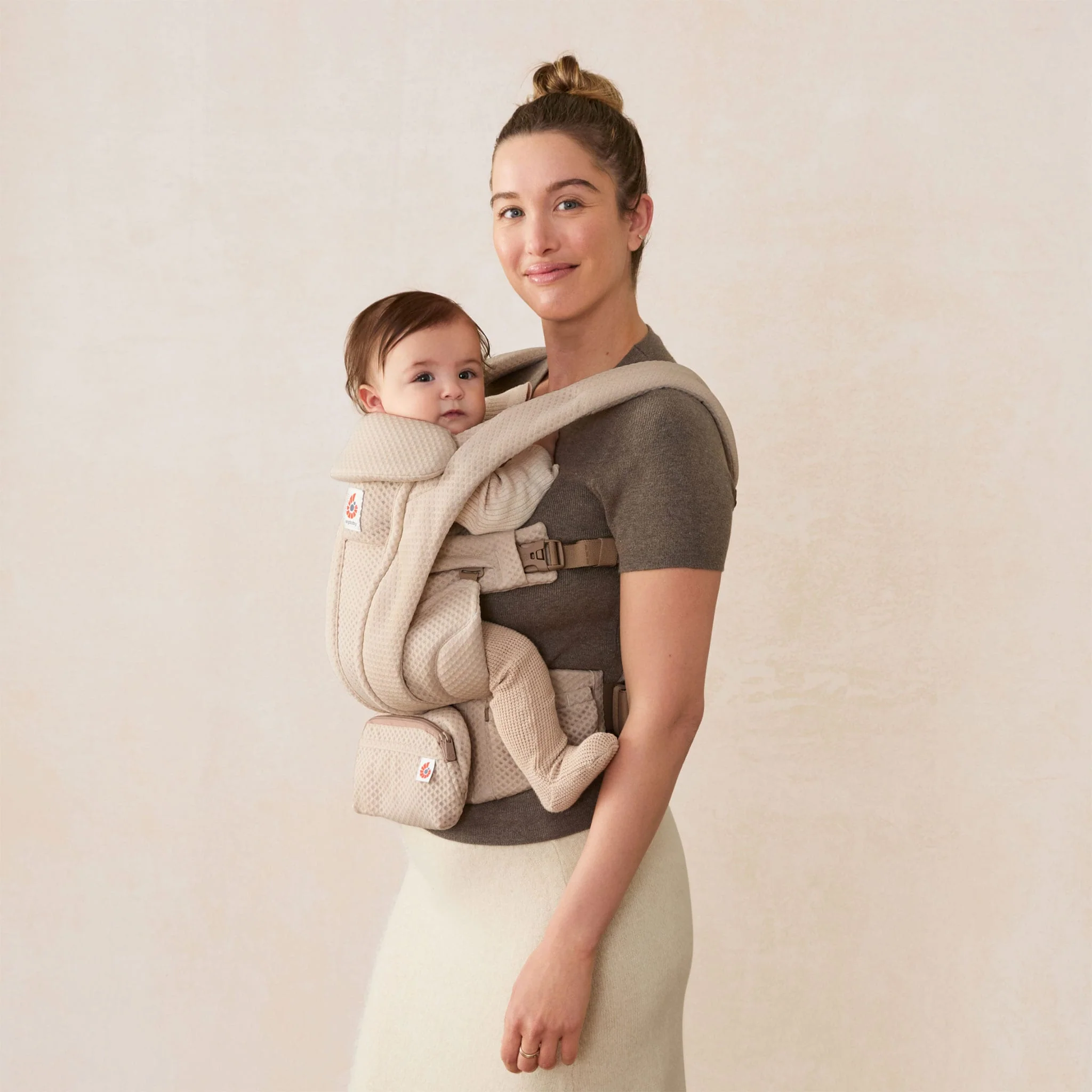 Porte-Bébé Omni Deluxe Mesh - Beige Naturel - Image 4