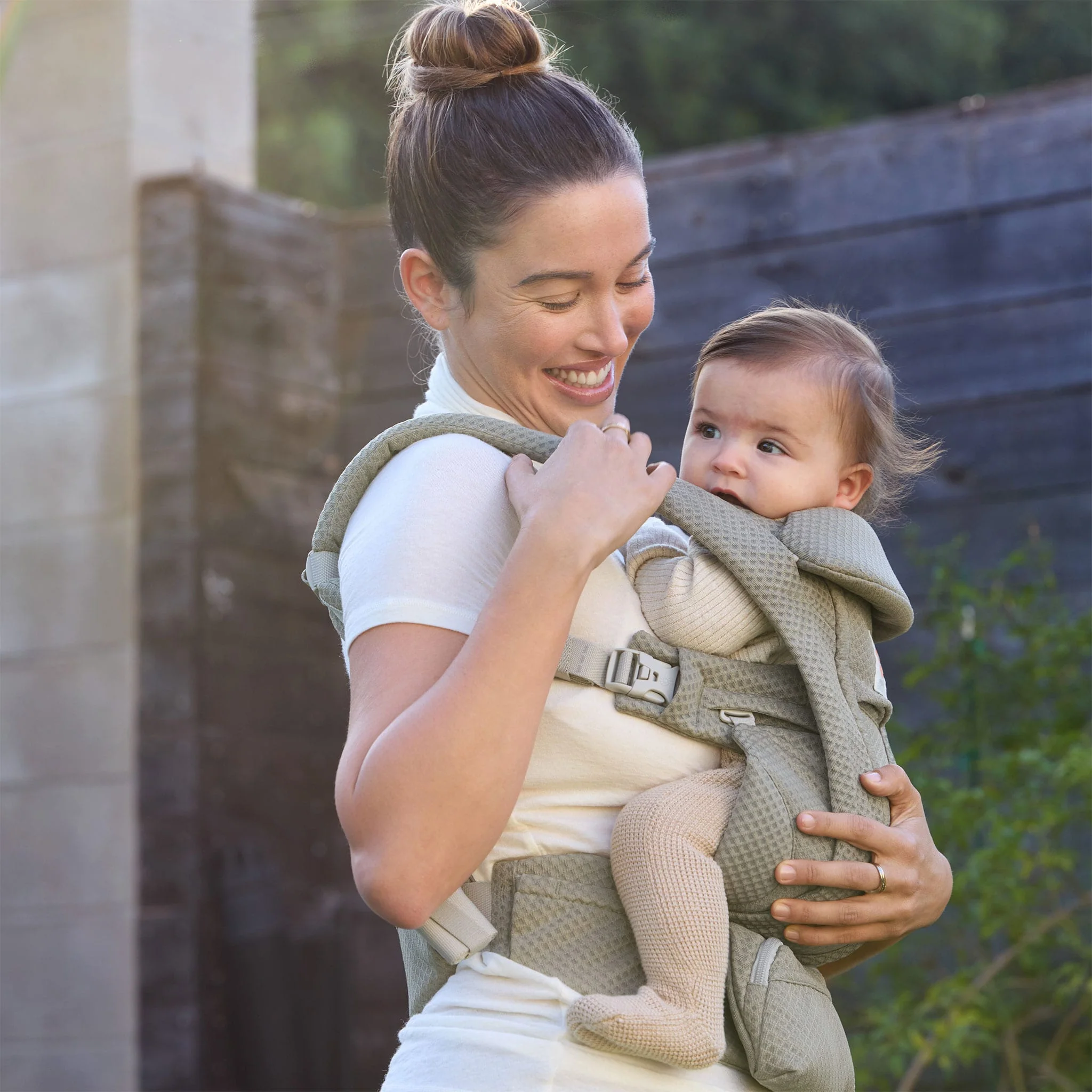 Porte-Bébé Omni Deluxe Mesh - Olive - Image 8