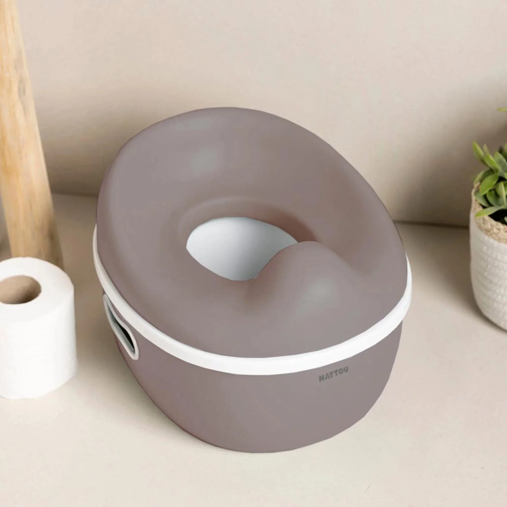 Pot D'Apprentissage 3-en-1 - Taupe - Image 3
