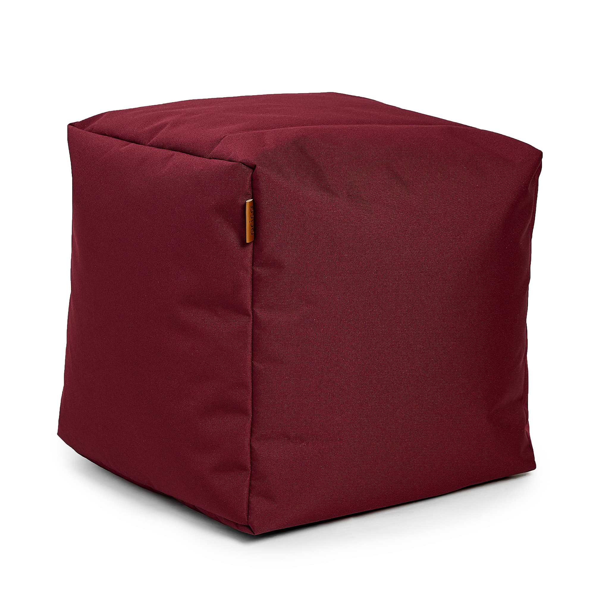 Pouf Repose-Pieds Carré - Bordeaux