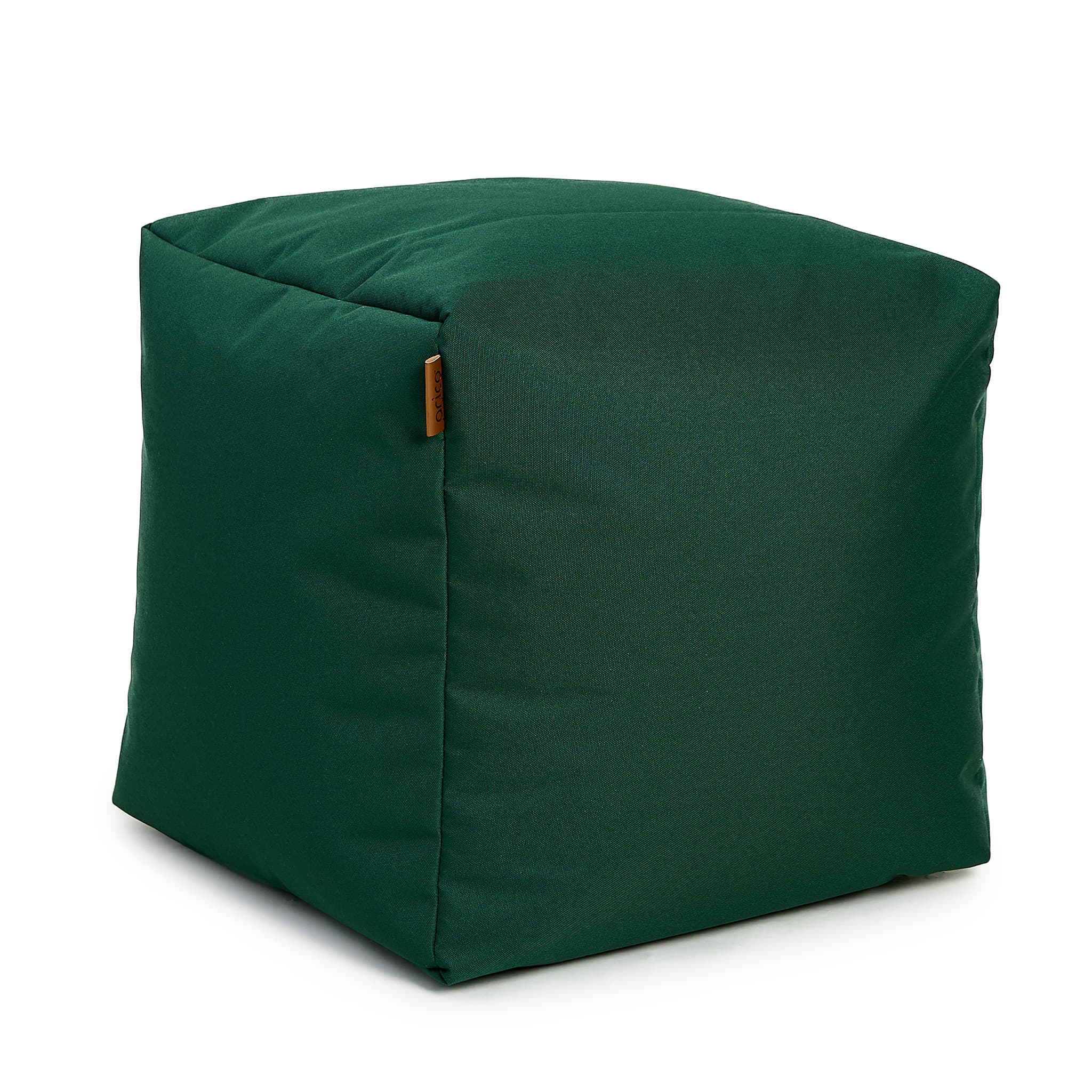 Pouf Repose-Pieds Carré - Vert Boréal