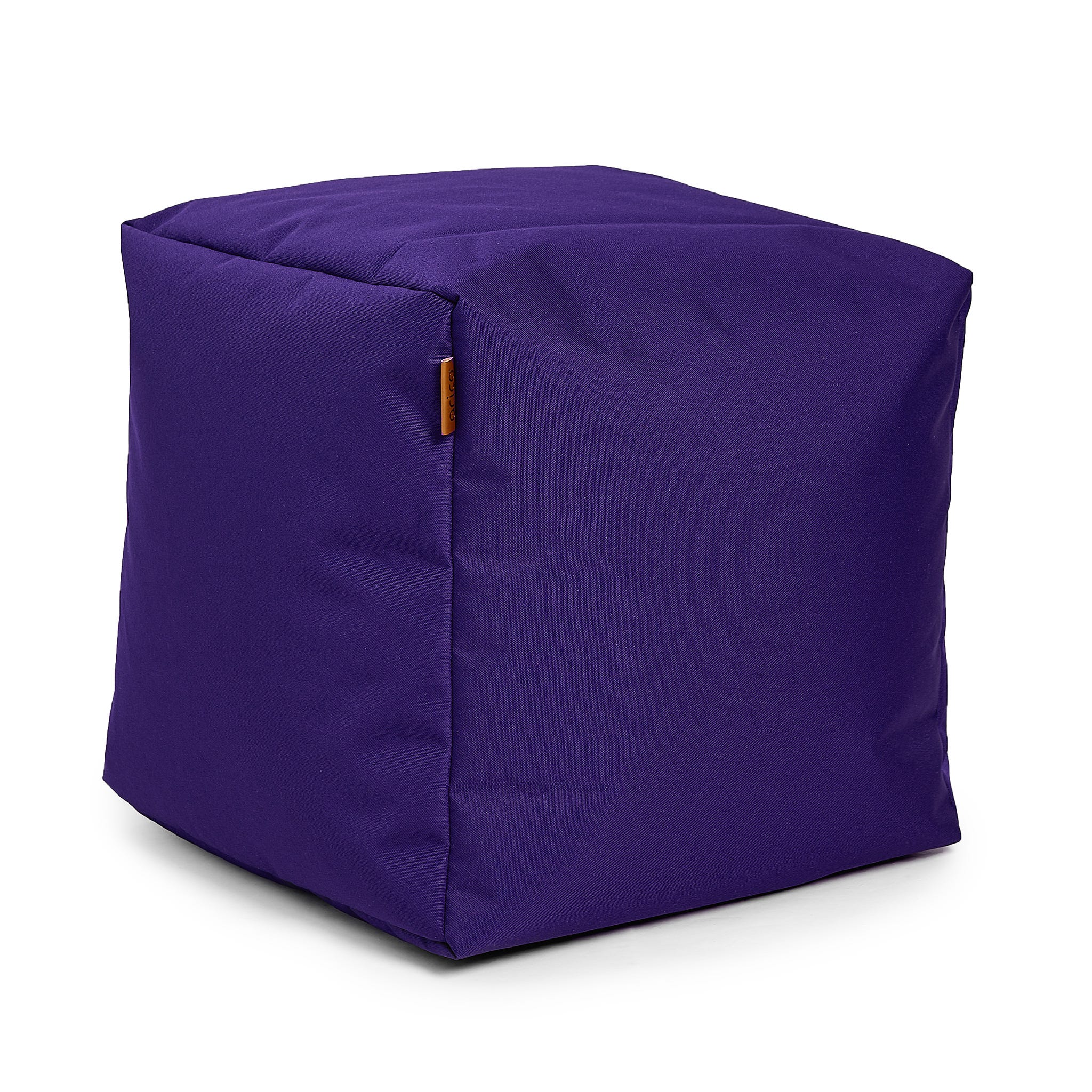 Pouf Repose-Pieds Carré - Violet