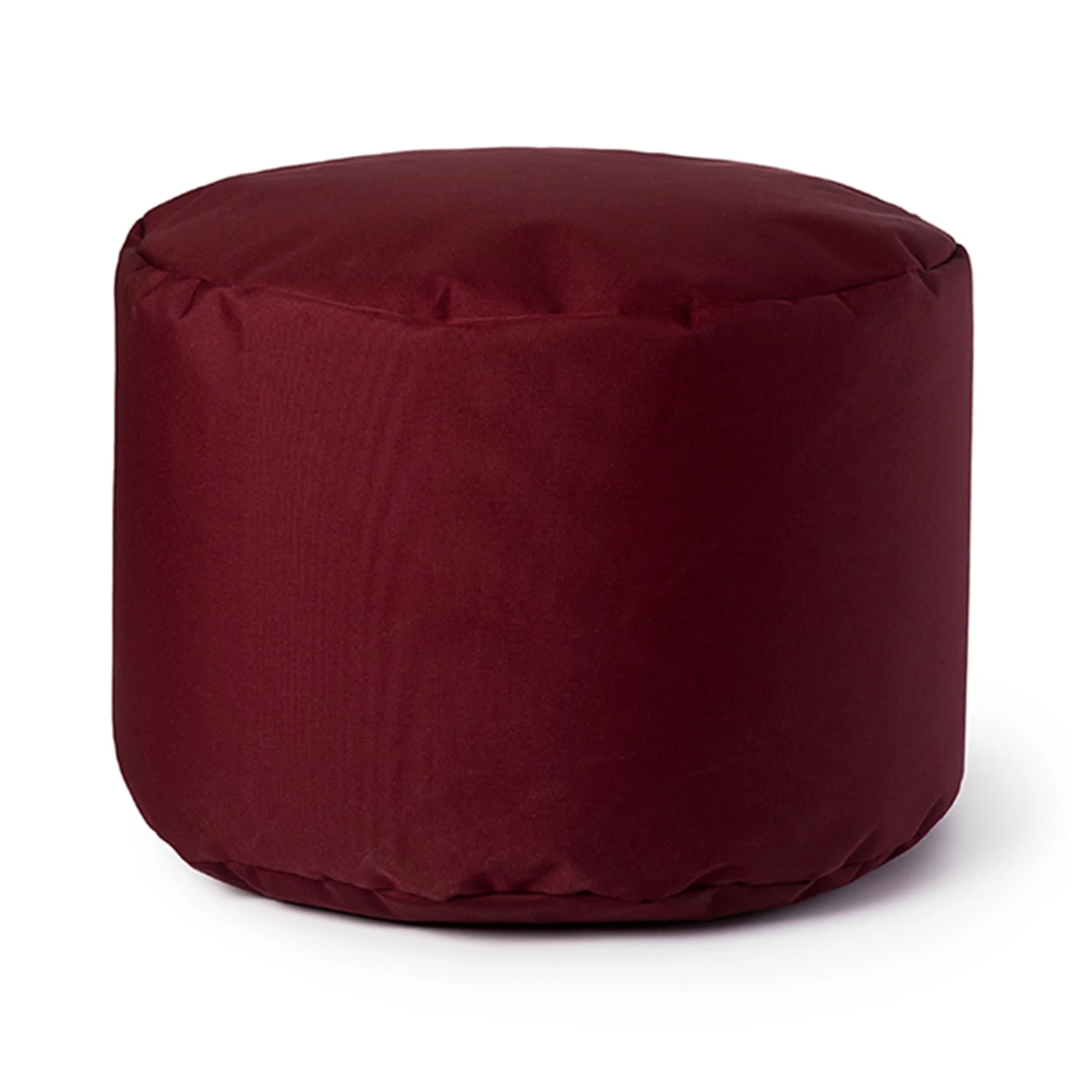 Pouf Repose-pieds Rond - Bordeaux
