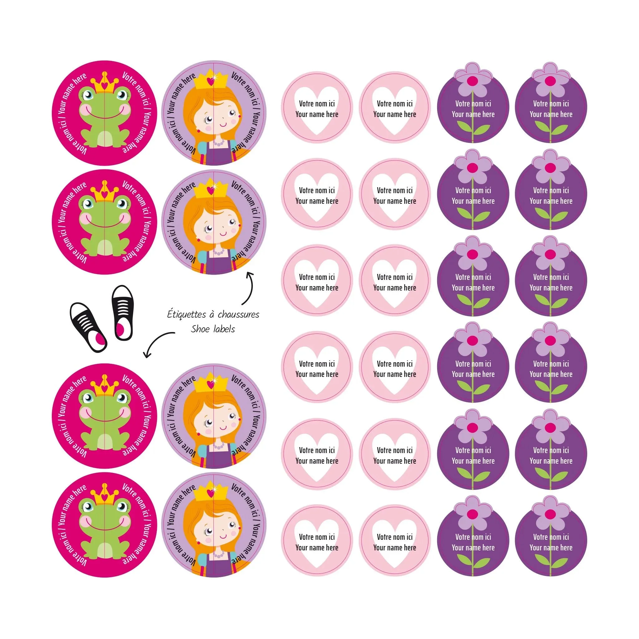 Étiquettes Essentiel - Princesses - Image 4