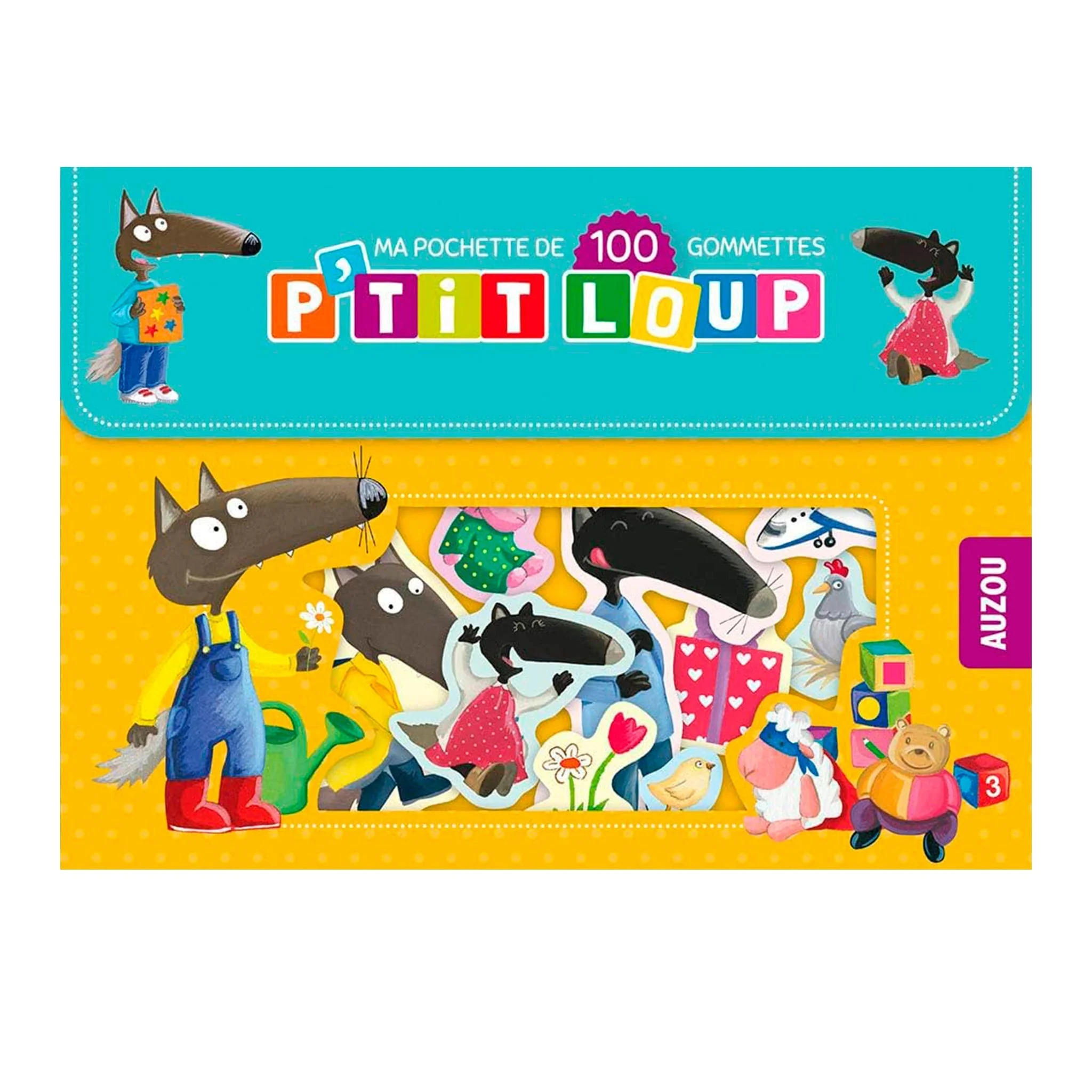 P'tit Loup : Ma Pochette De 100 Gommettes