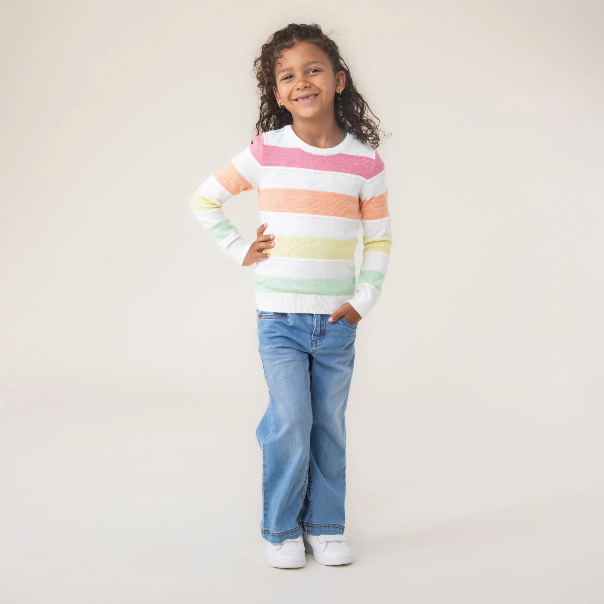 Pull Tricot Rayé Aloha 2-12ans - Image 2