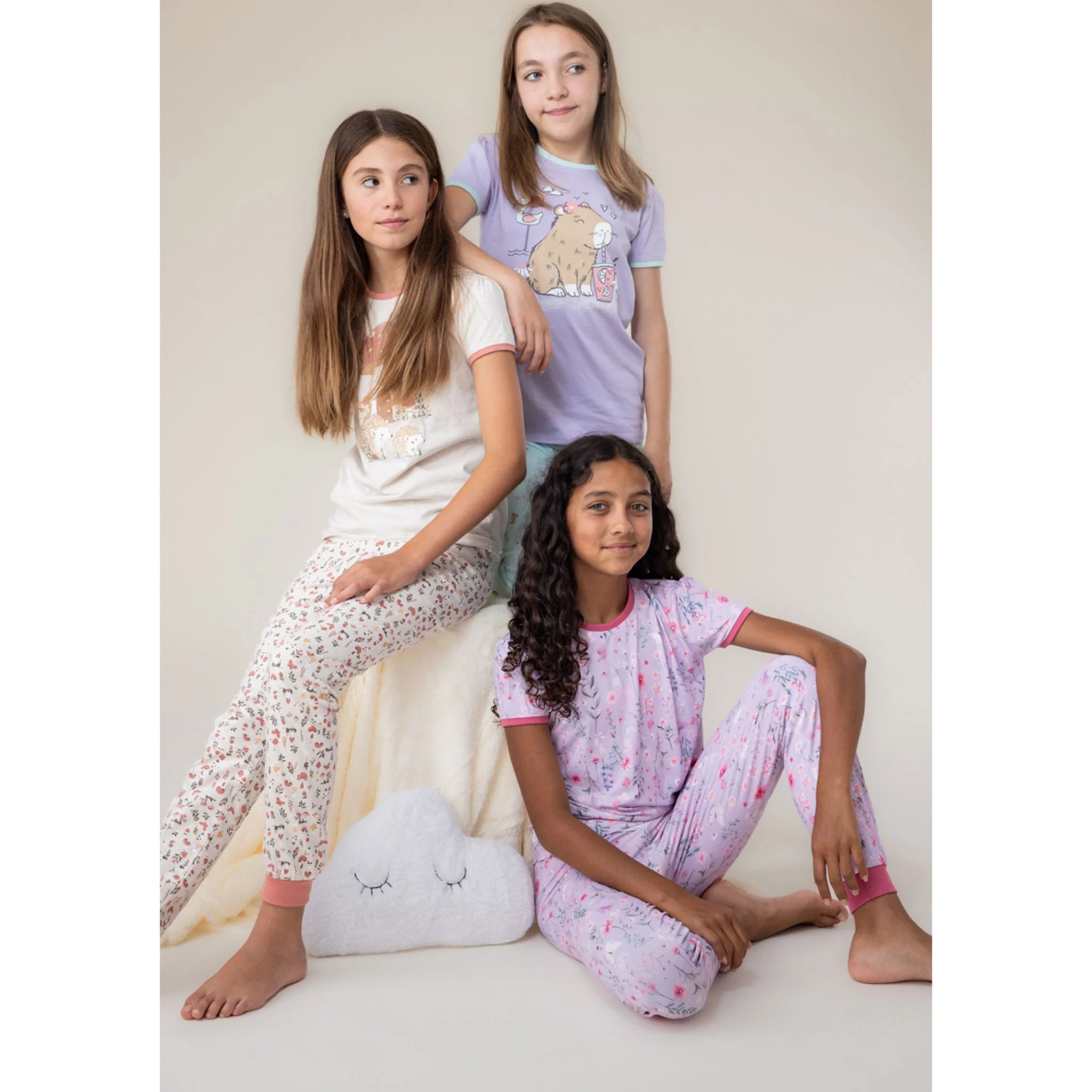 Pyjama Trois Pièces Flowers 2-12ans - Image 11