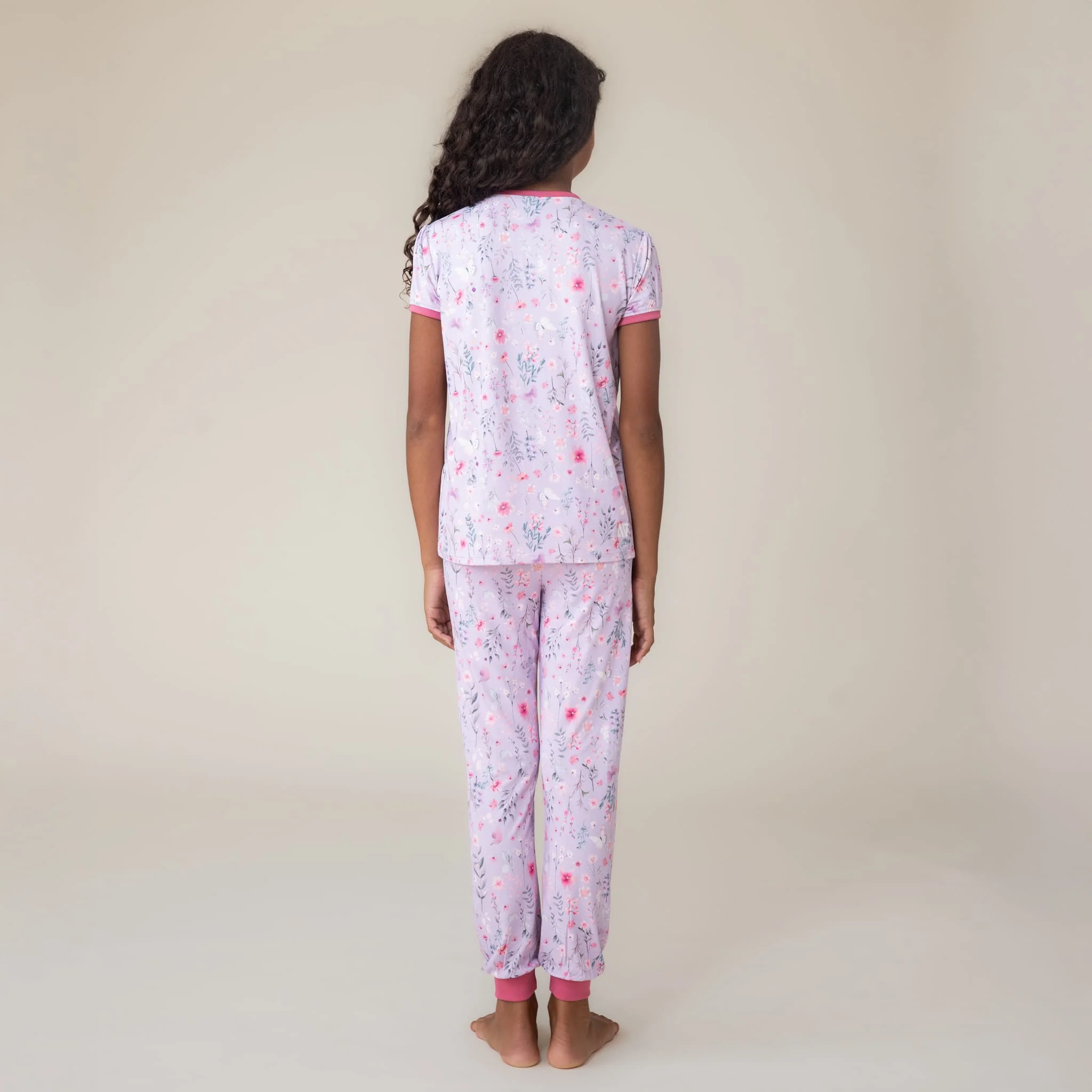 Pyjama Trois Pièces Flowers 2-12ans - Image 4