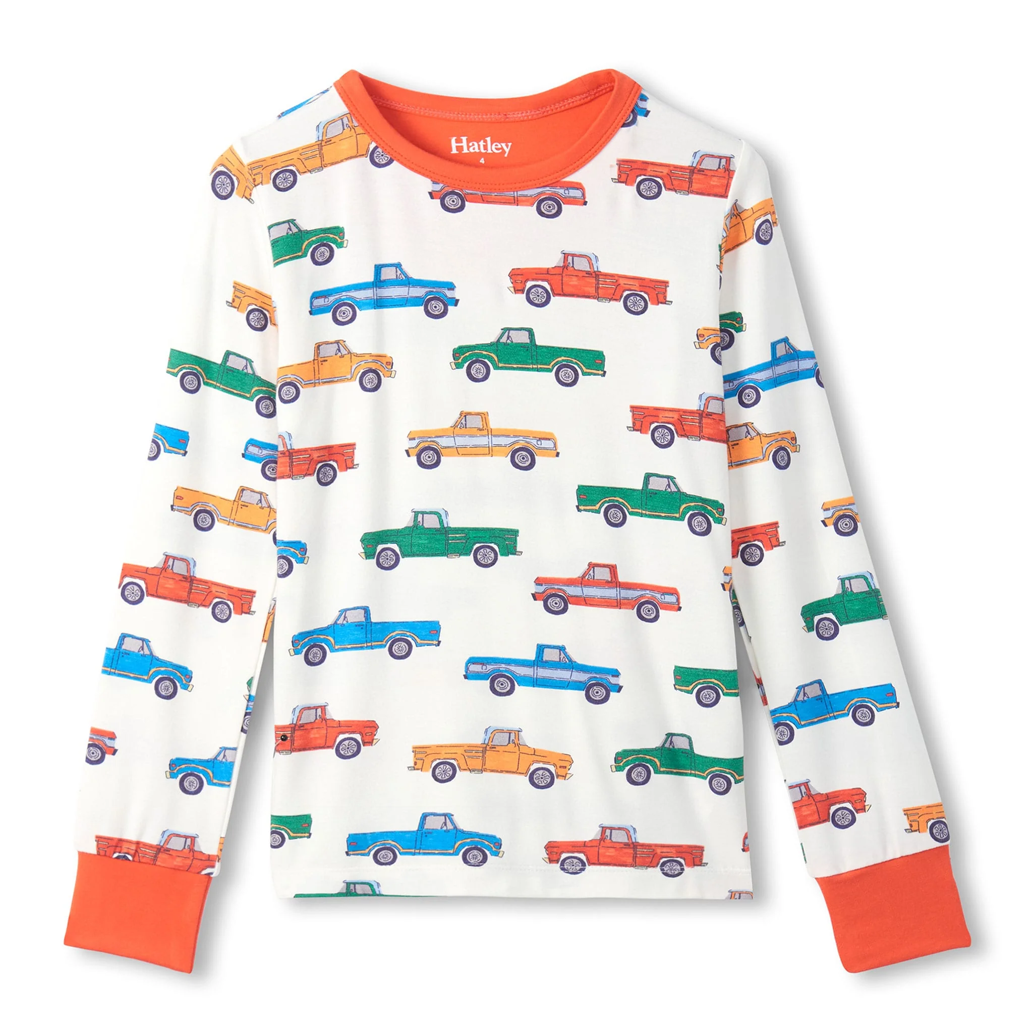Pyjama Bambou Camions 3-10ans - Image 2