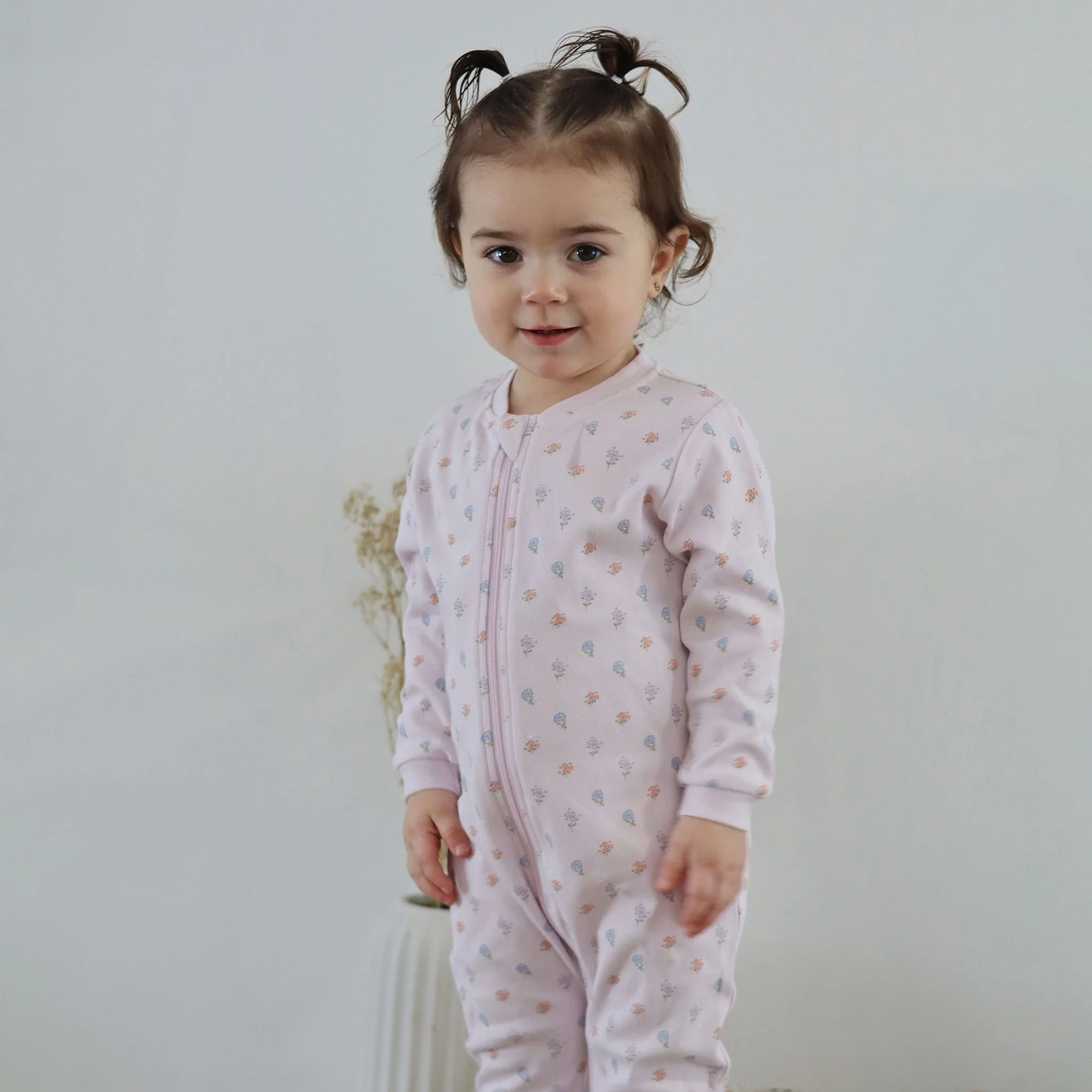 Pyjama Fleurs Chats 0-30mois - Image 2