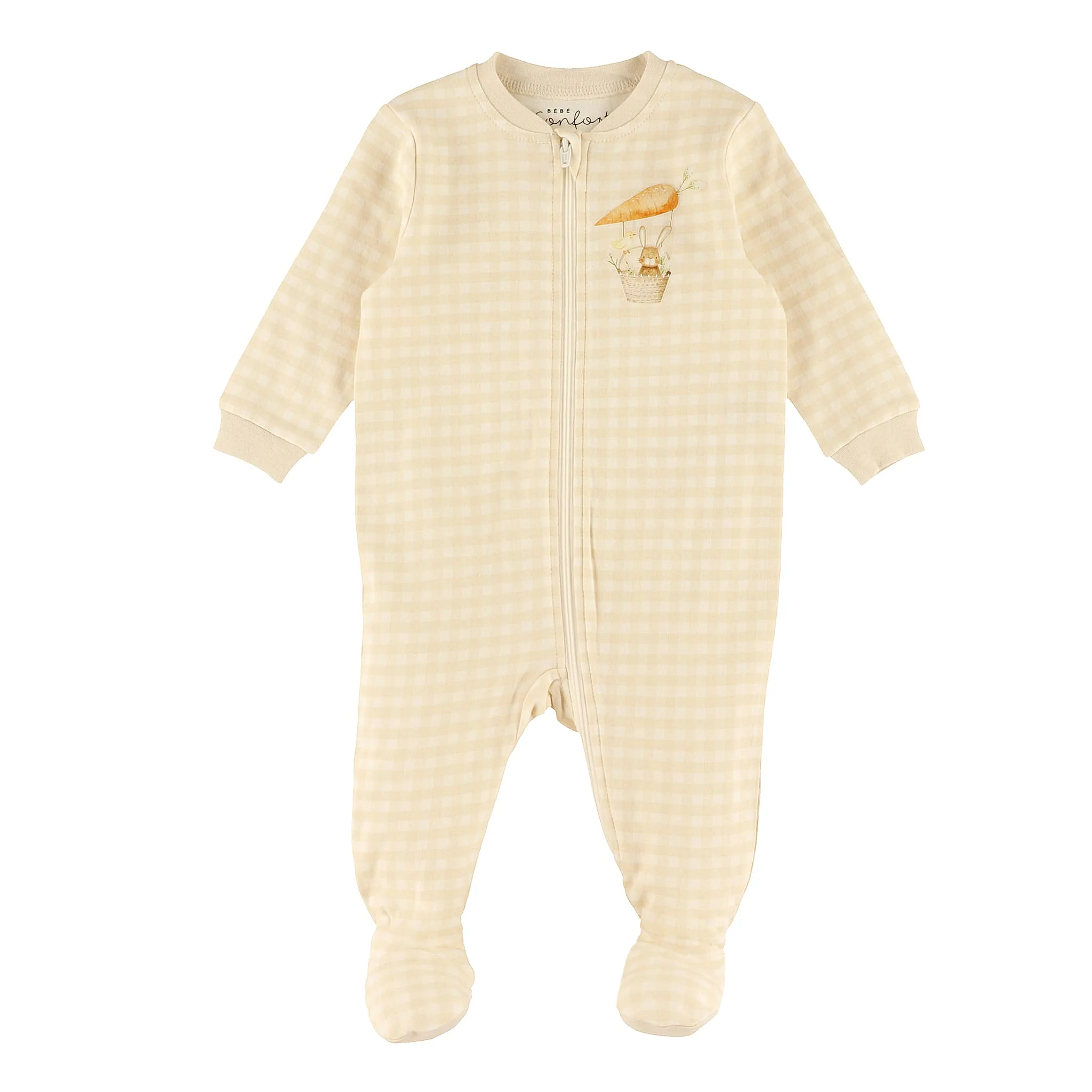 Pyjama Vichy Lapins 0-30mois