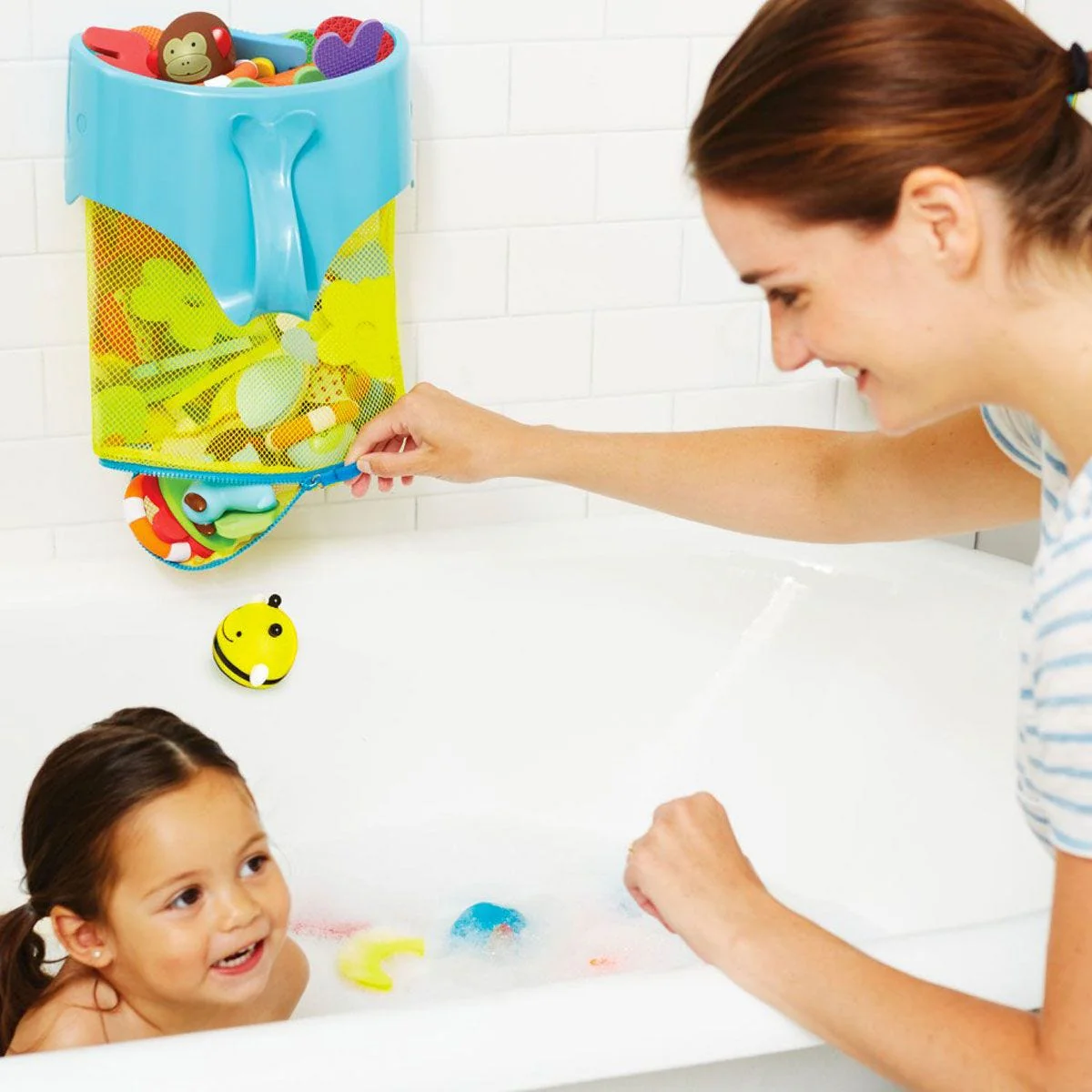 Rangement Pour Jouets De Bain Scoop & Splash - Moby La Baleine - Image 2