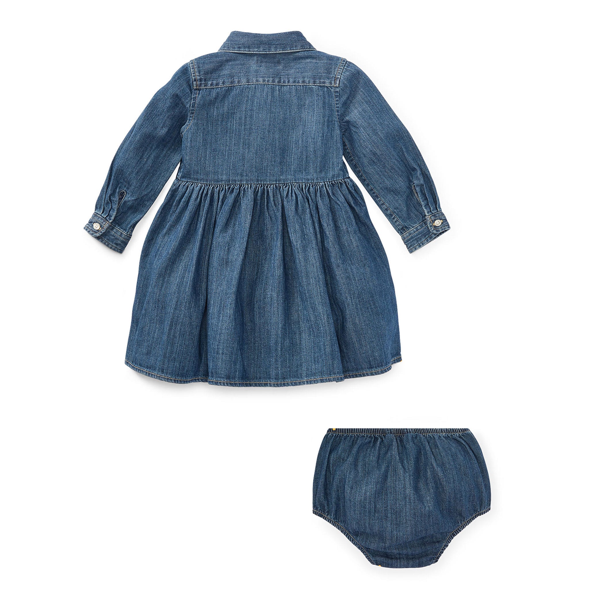 Robe Chemise Denim 6-24mois - Image 2