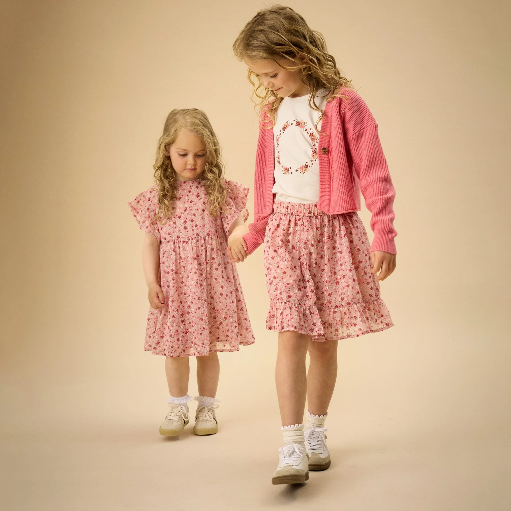 Robe Dobby Fleurs 2-14ans - Image 2