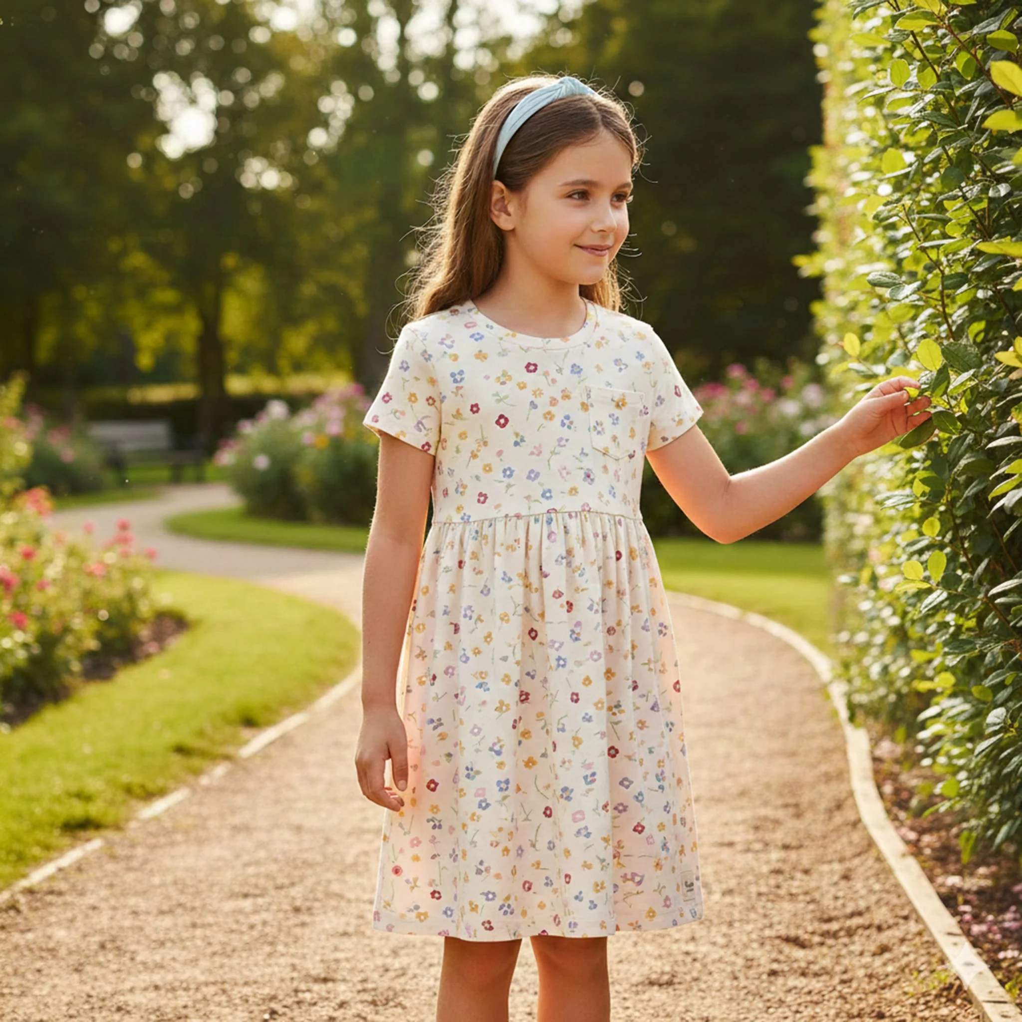 Robe Fleurs 2-8ans - Image 5