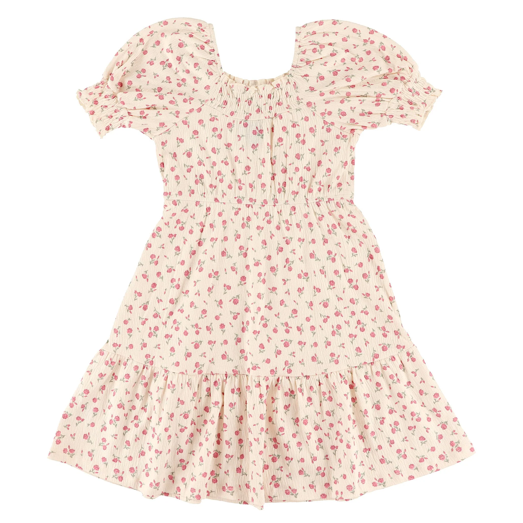 Robe Fleurs Cerises 7-14ans - Image 3
