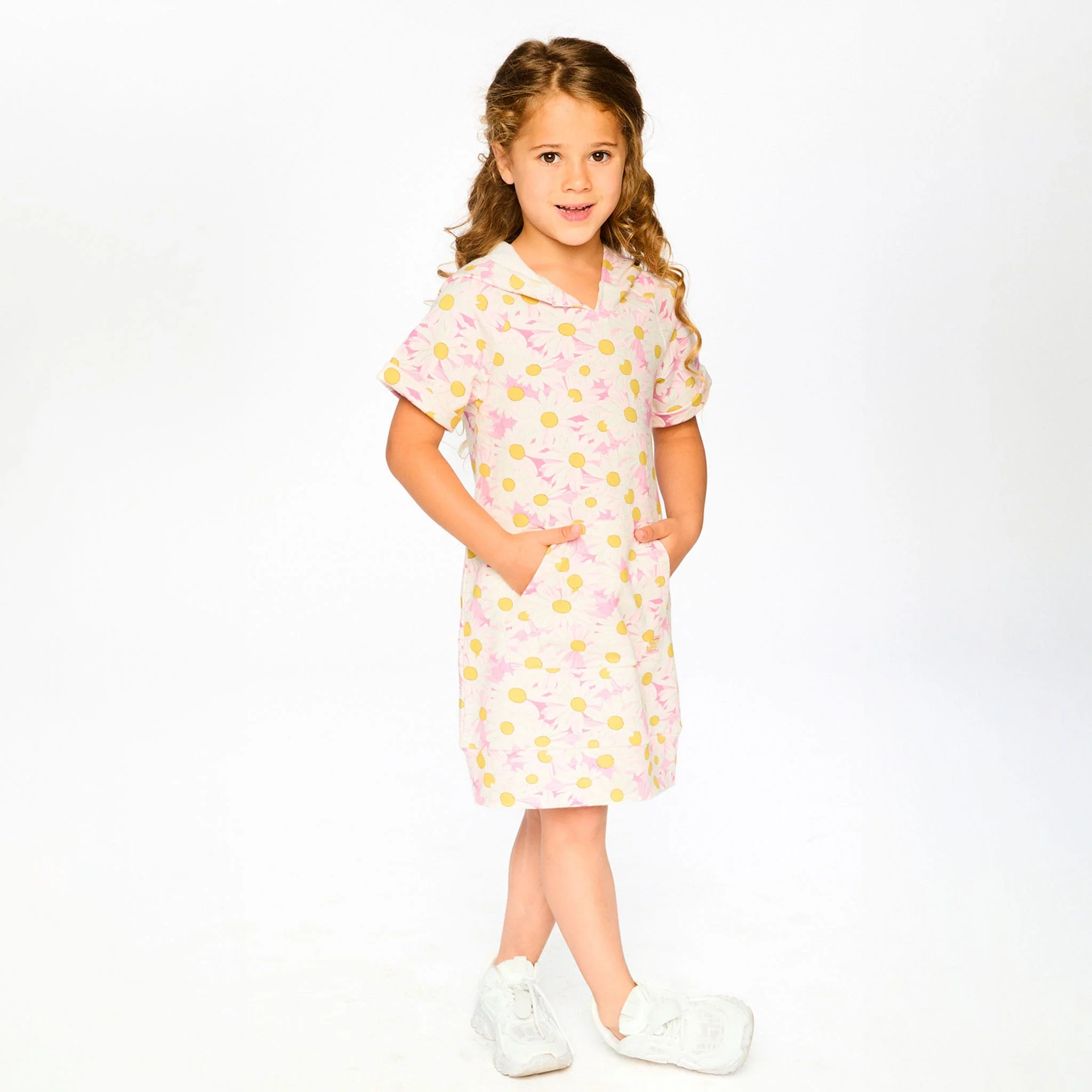 Robe Ouaté Marguerites 3-6ans - Image 2
