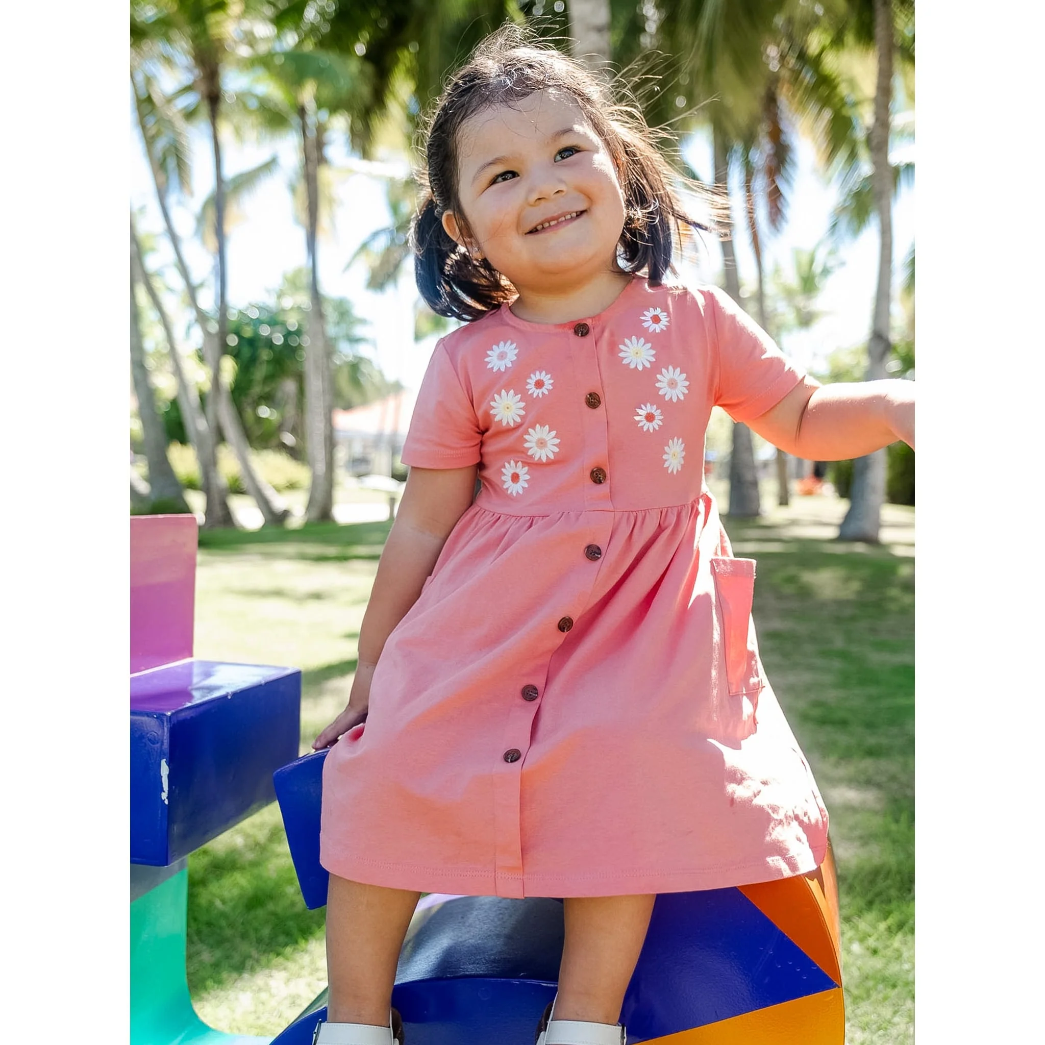 Robe Pique-nique Corail 2-8ans - Image 7