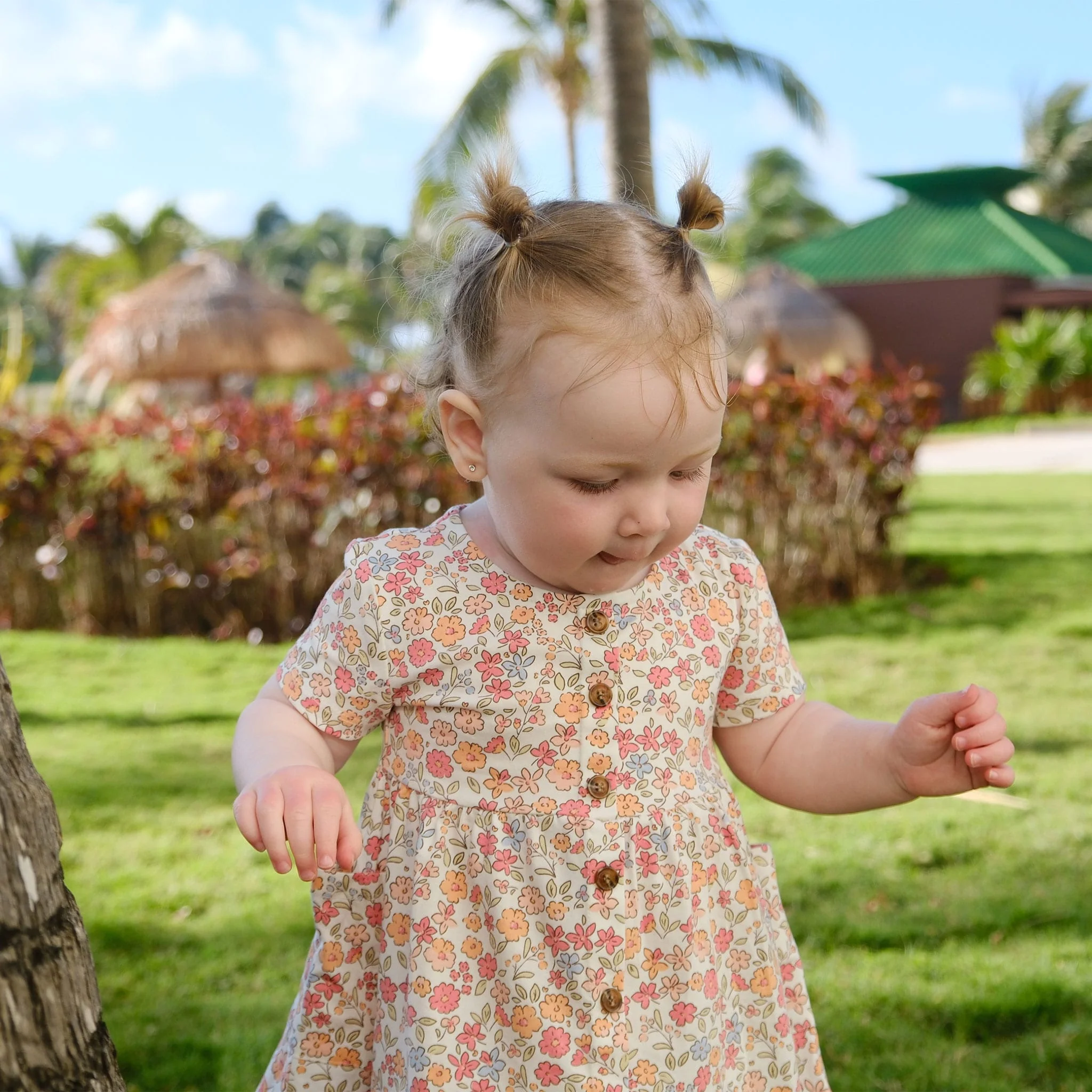 Robe Pique-nique Fleurs 2-8ans - Image 5