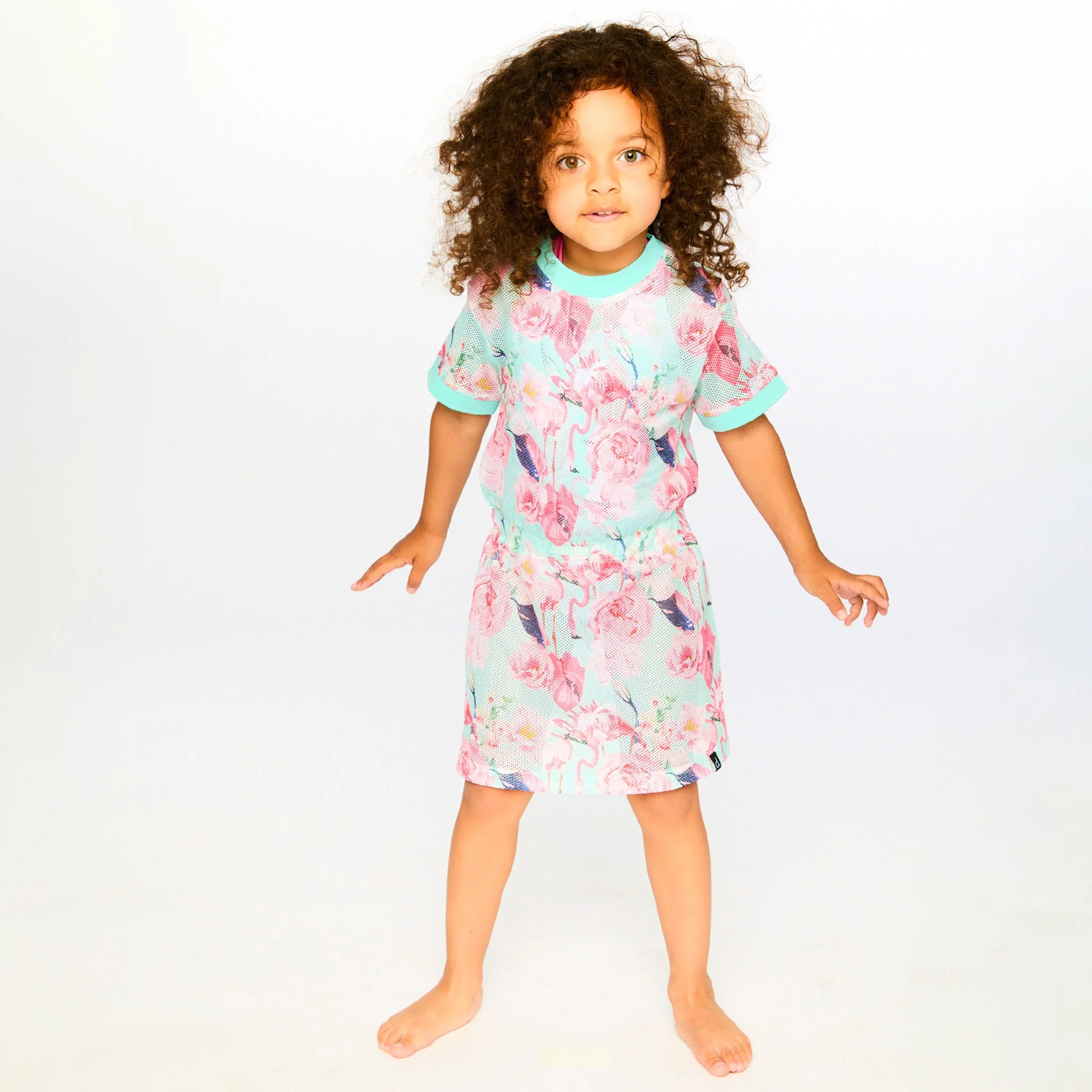 Robe Plage Flamant Rose 7-12ans - Image 2
