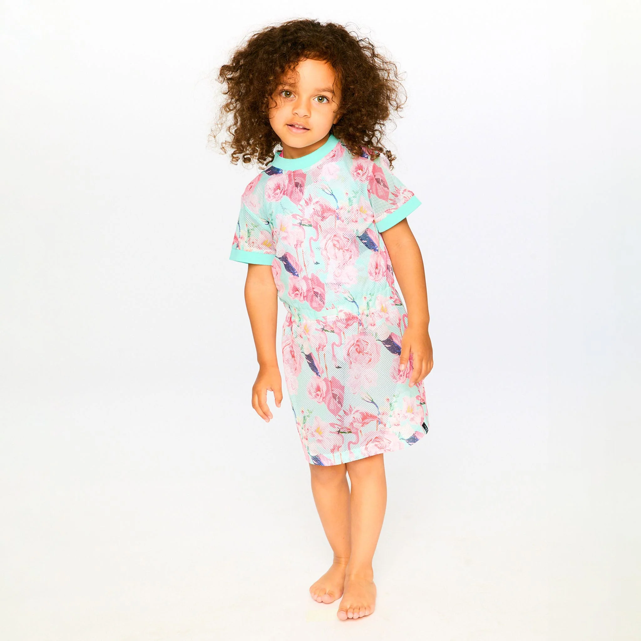 Robe Plage Flamant Rose 7-12ans - Image 6