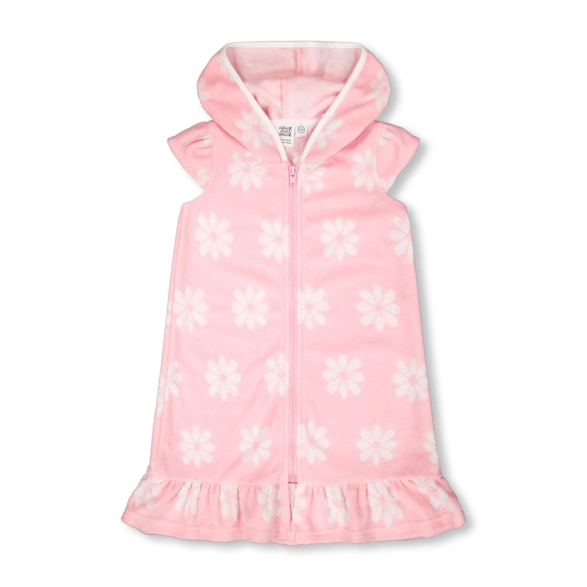 Robe de Plage Fleurs 3-6ans