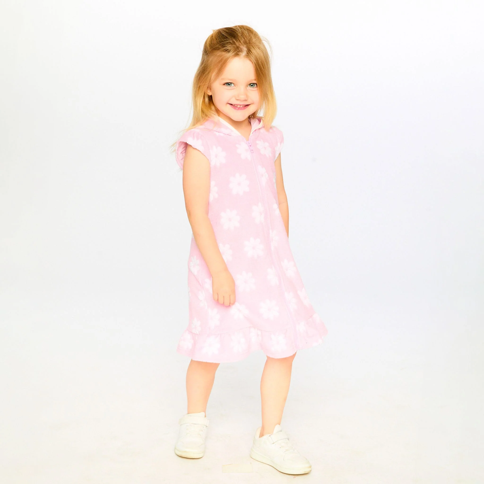 Robe de Plage Fleurs 3-6ans - Image 2