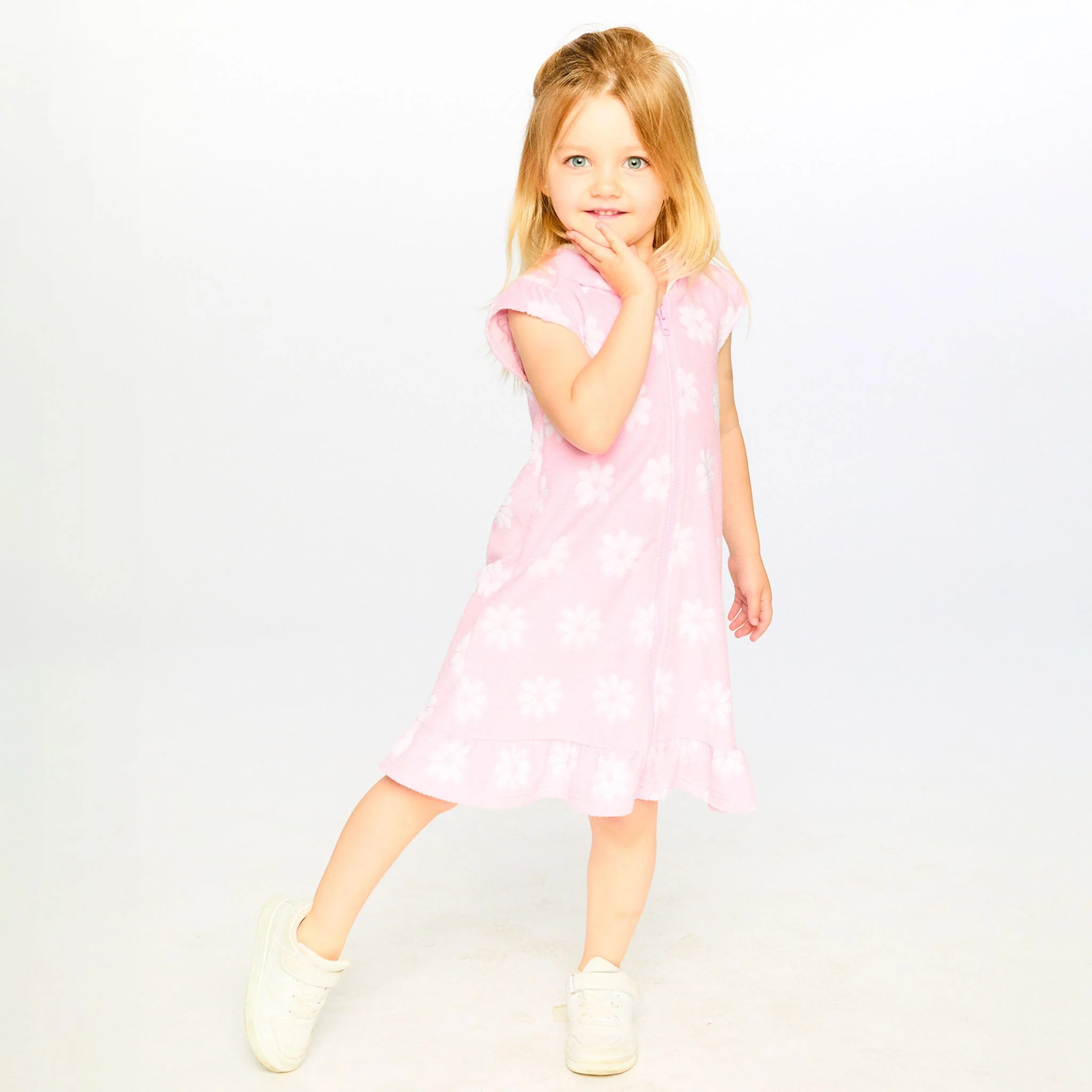 Robe de Plage Fleurs 3-6ans - Image 4