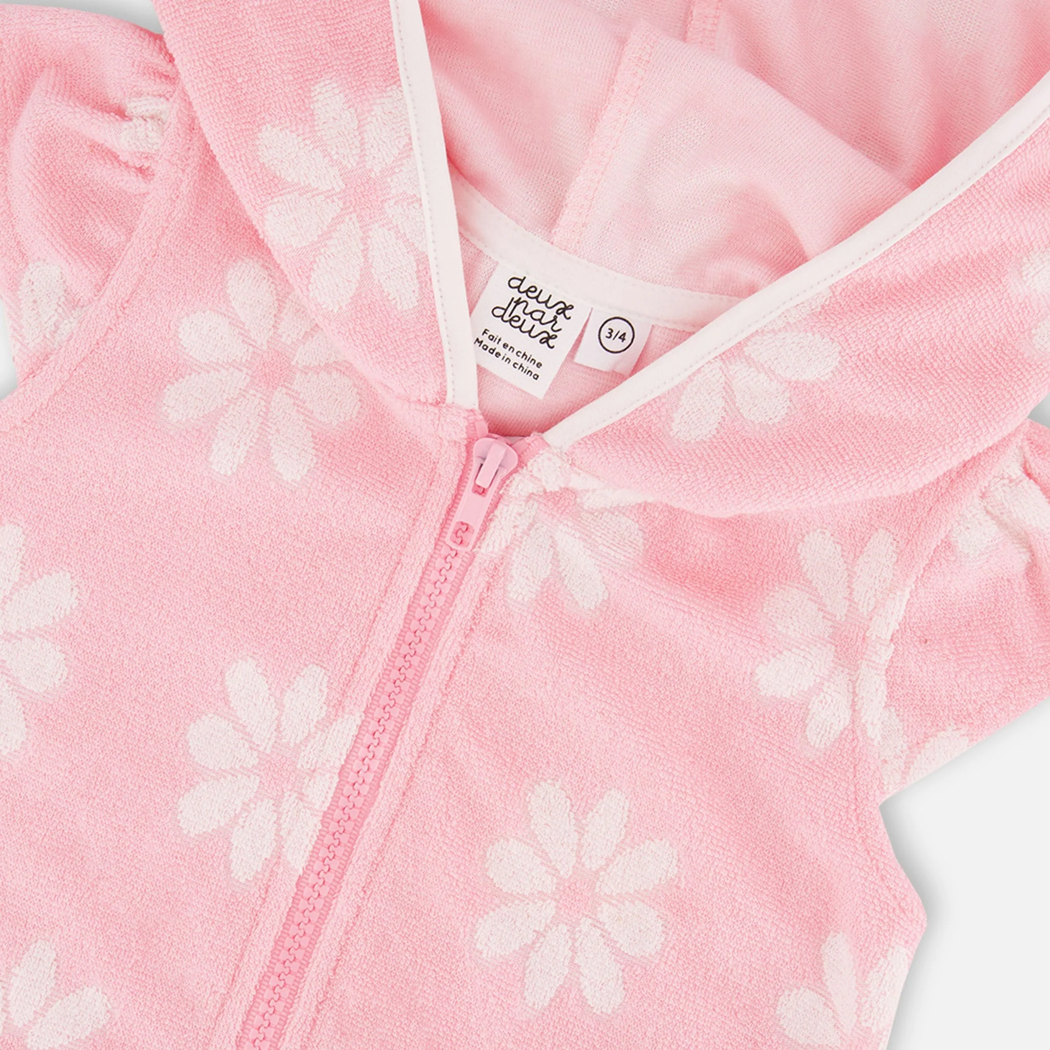 Robe de Plage Fleurs 7-12ans - Image 3